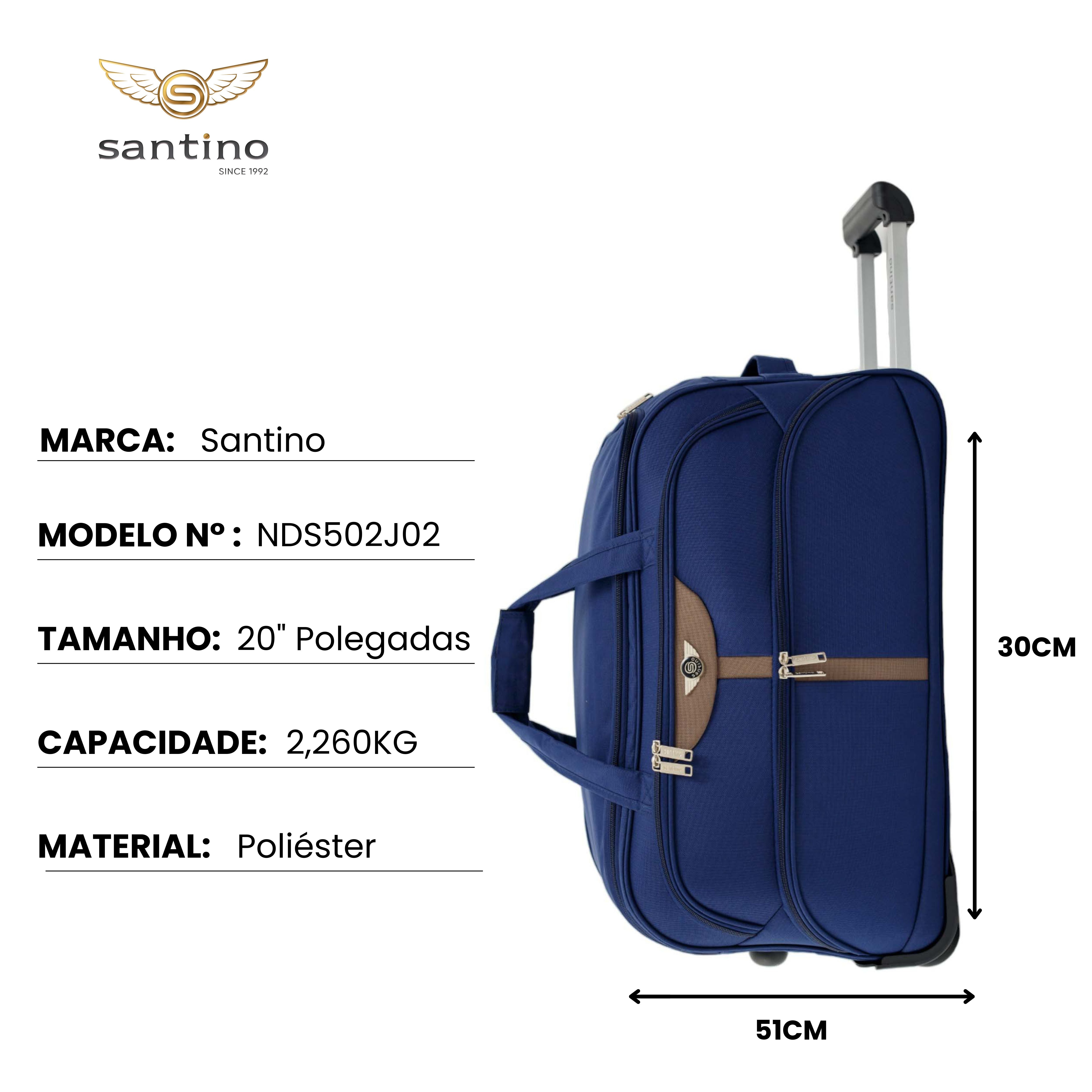 Santino 3-piece Panay Polyester Travel Bag Set - NDS502J