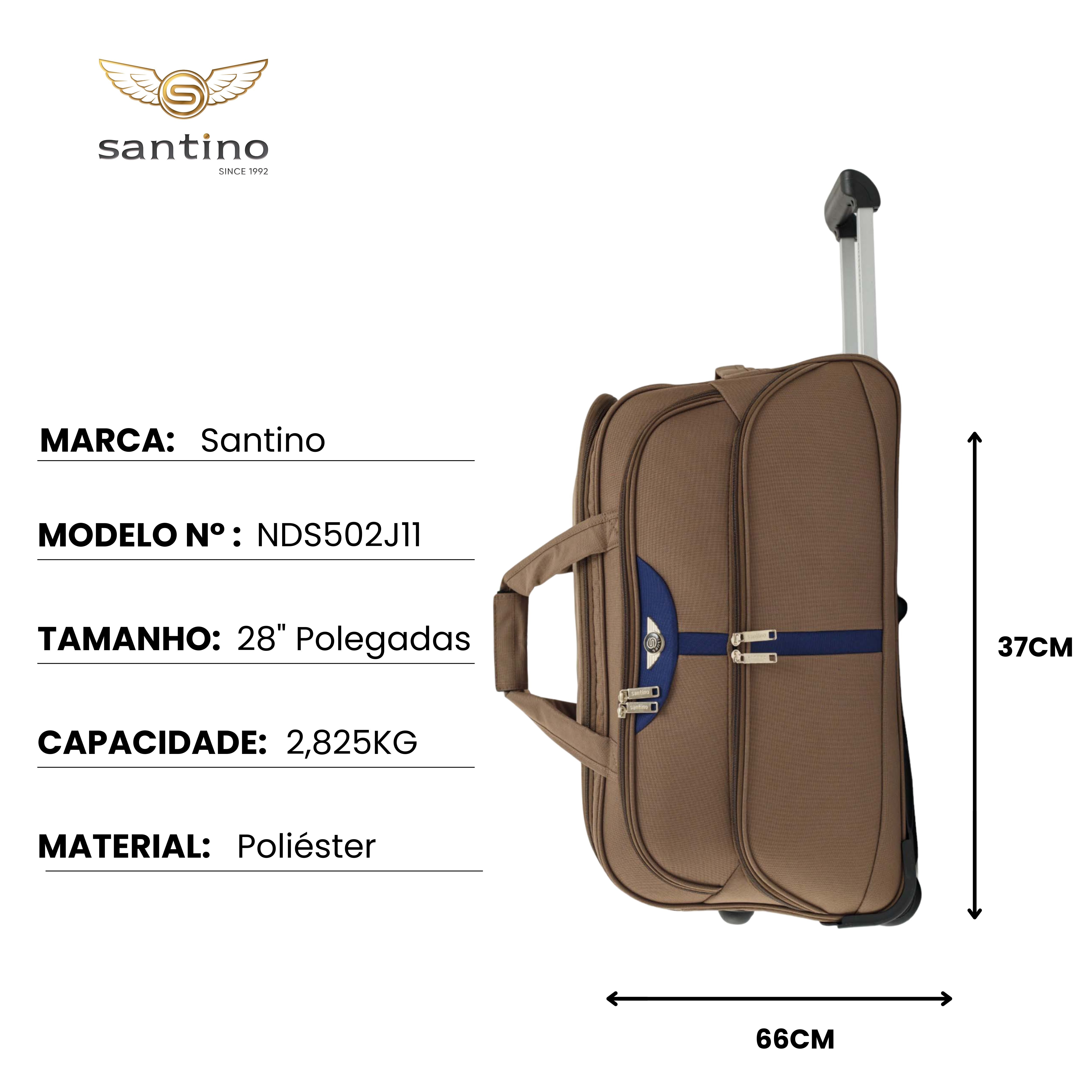 Santino 3-piece Panay Polyester Travel Bag Set - NDS502J