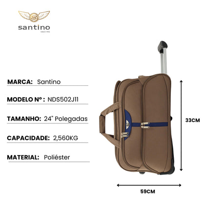 Santino 3-piece Panay Polyester Travel Bag Set - NDS502J