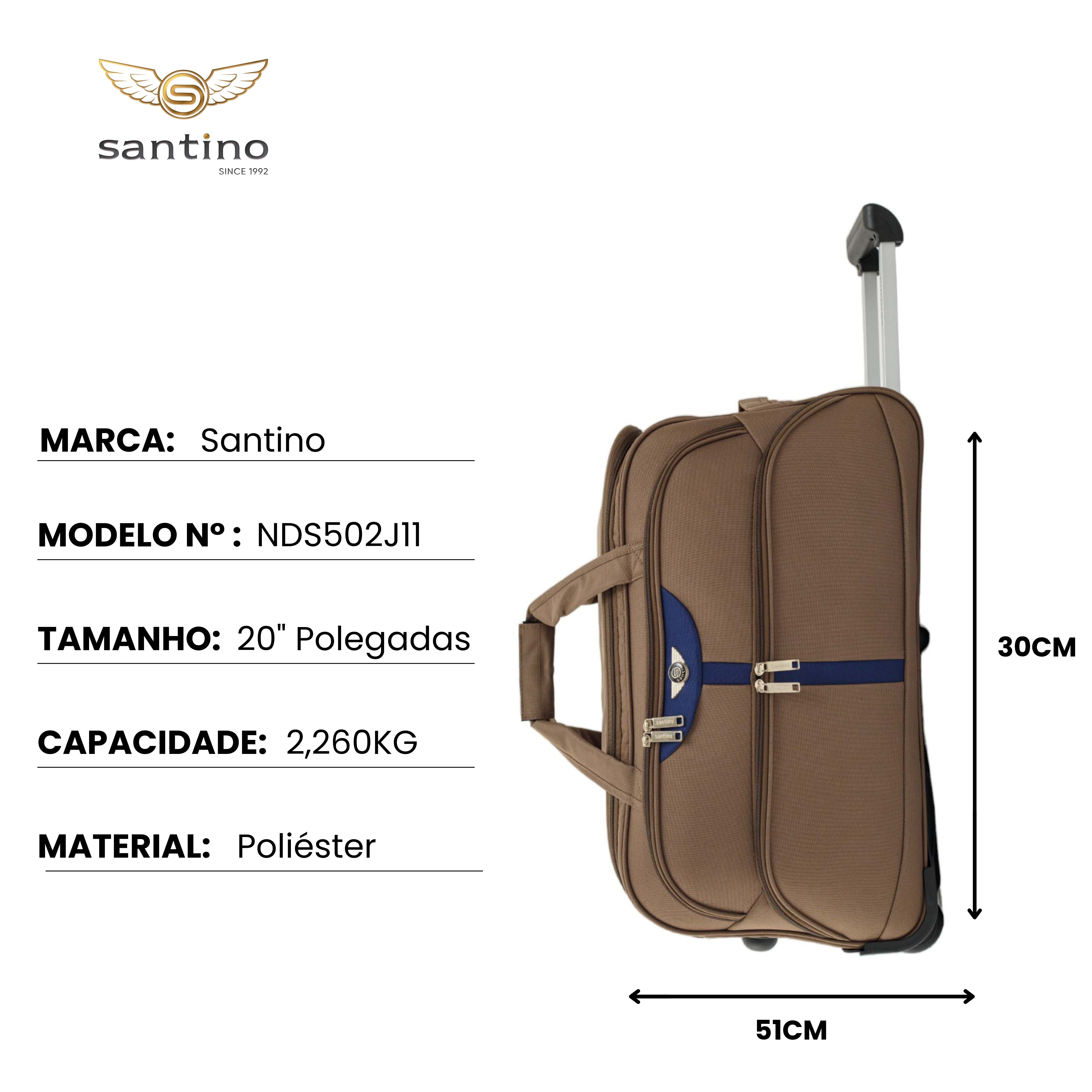 Santino 3-piece Panay Polyester Travel Bag Set - NDS502J