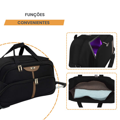 Panay Polyester Travel Bag with 2 Wheels Santino P - NDS502P