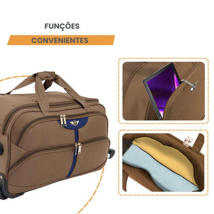 Panay Polyester Travel Bag with 2 Wheels Santino P - NDS502P