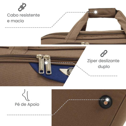 Panay Polyester Travel Bag with 2 Wheels Santino P - NDS502P