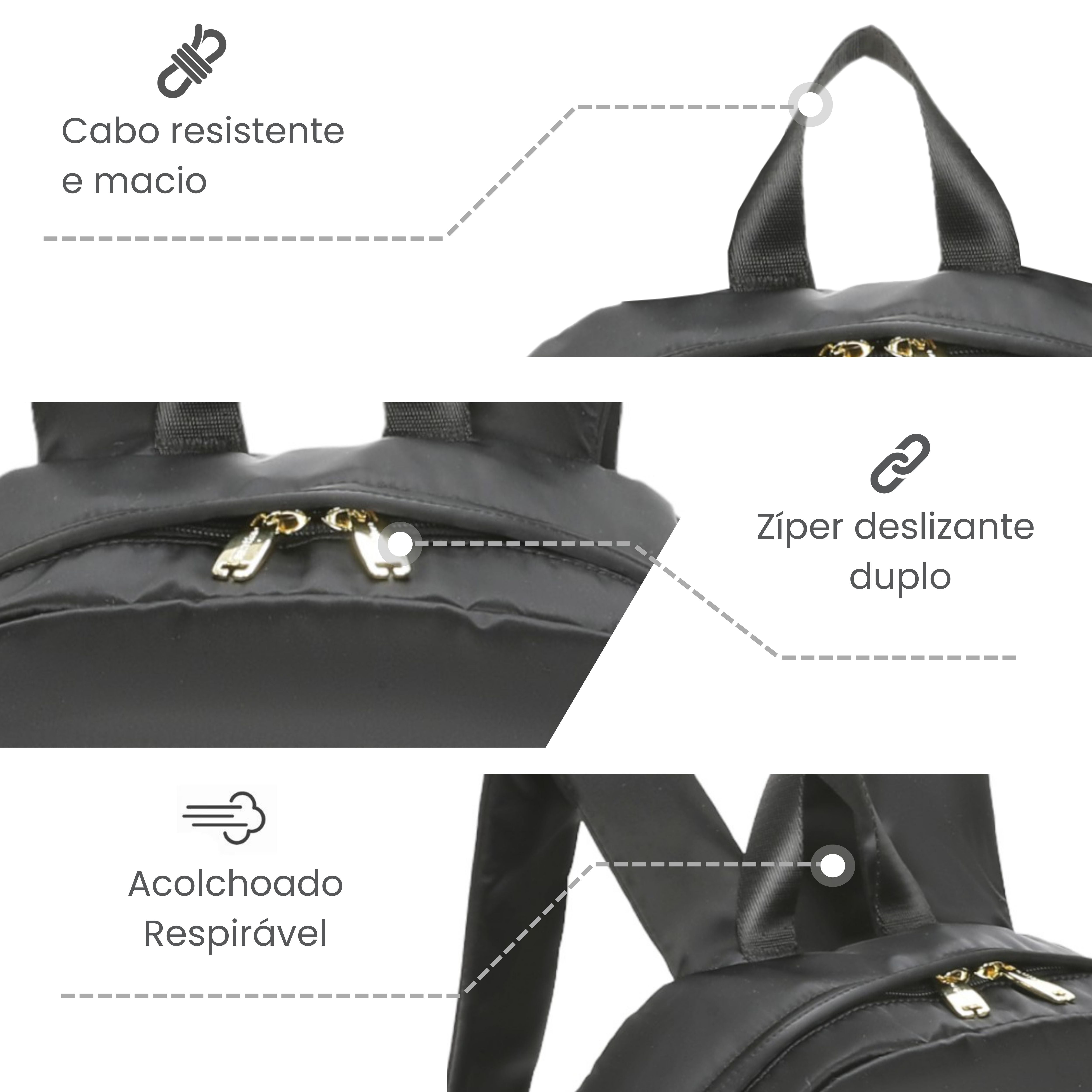 Blossom Santino Backpack Bag - SAB409U01 - Black