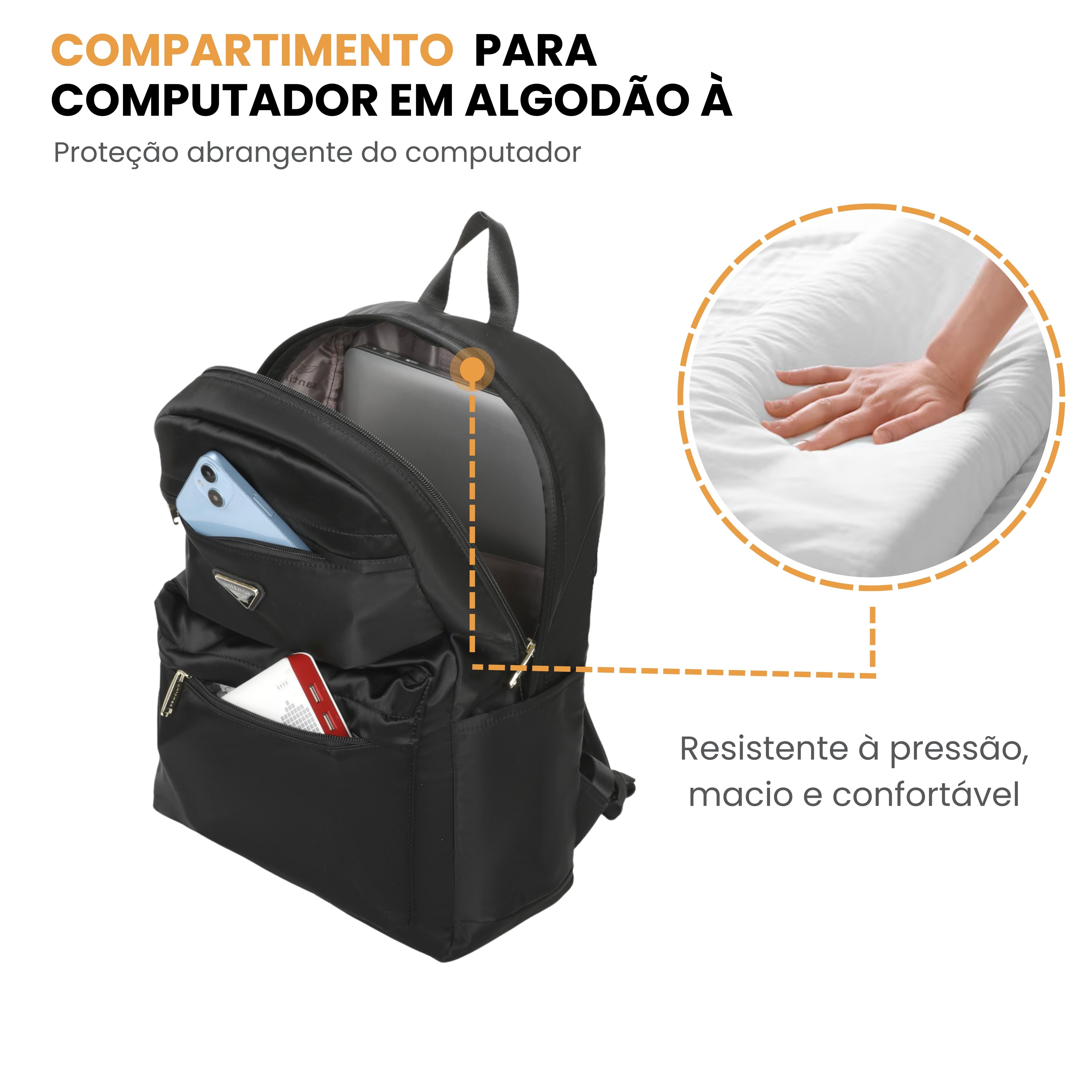 Blossom Santino Backpack Bag - SAB409U01 - Black