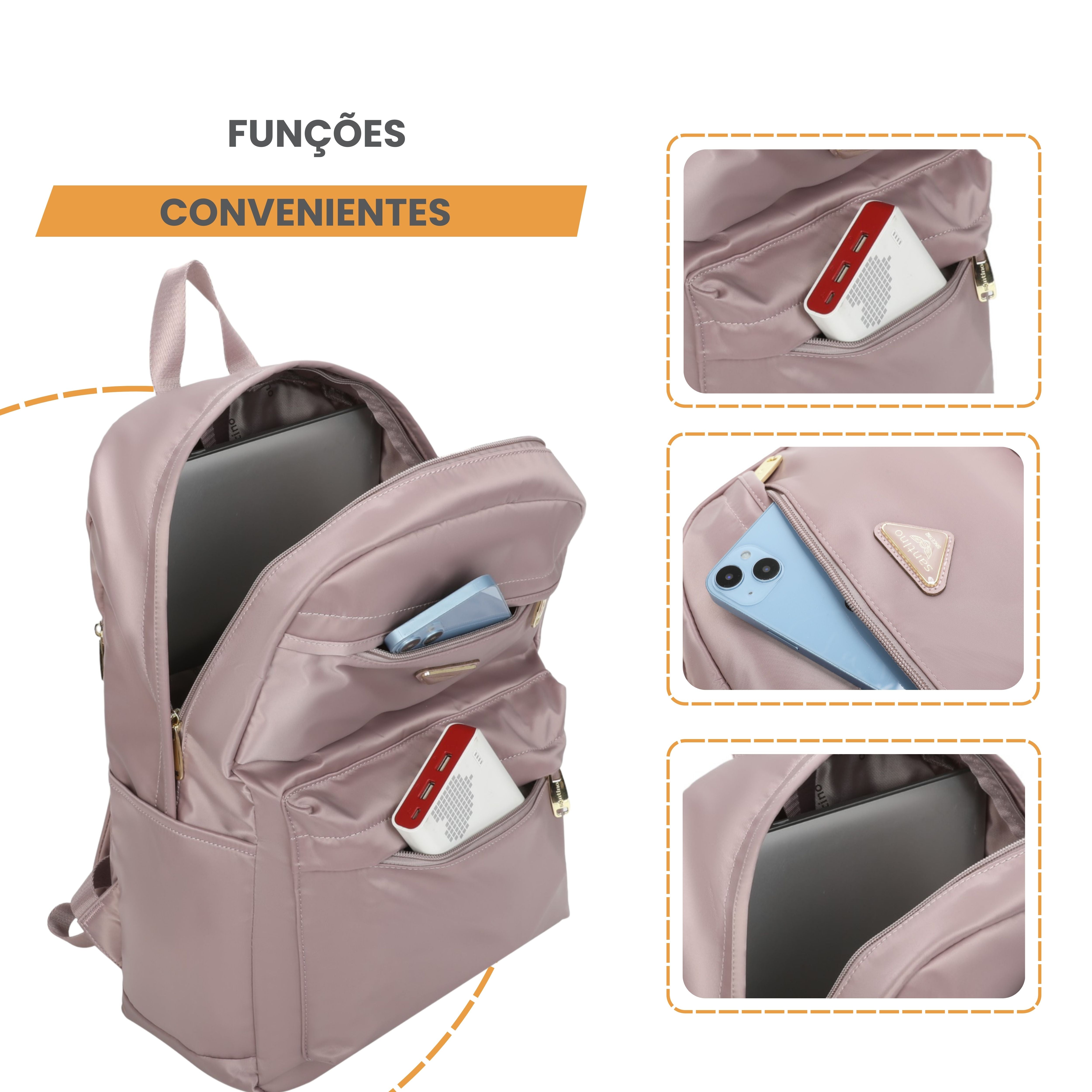 Blossom Santino Backpack Bag - SAB409U62 - Light Pink