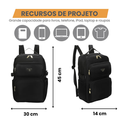 Hazel Santino Backpack Bag - SAB410U01 - Black