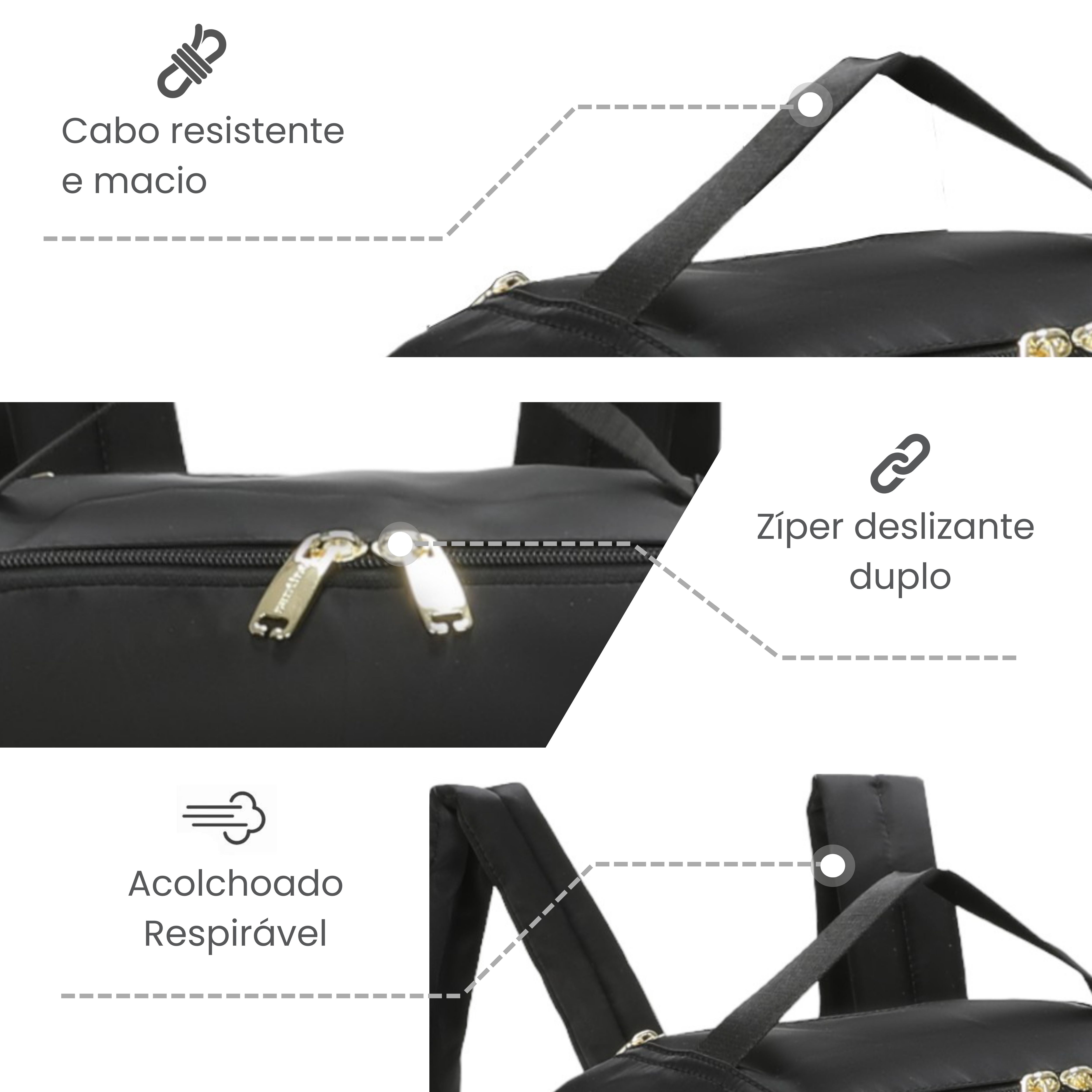 Hazel Santino Backpack Bag - SAB410U01 - Black