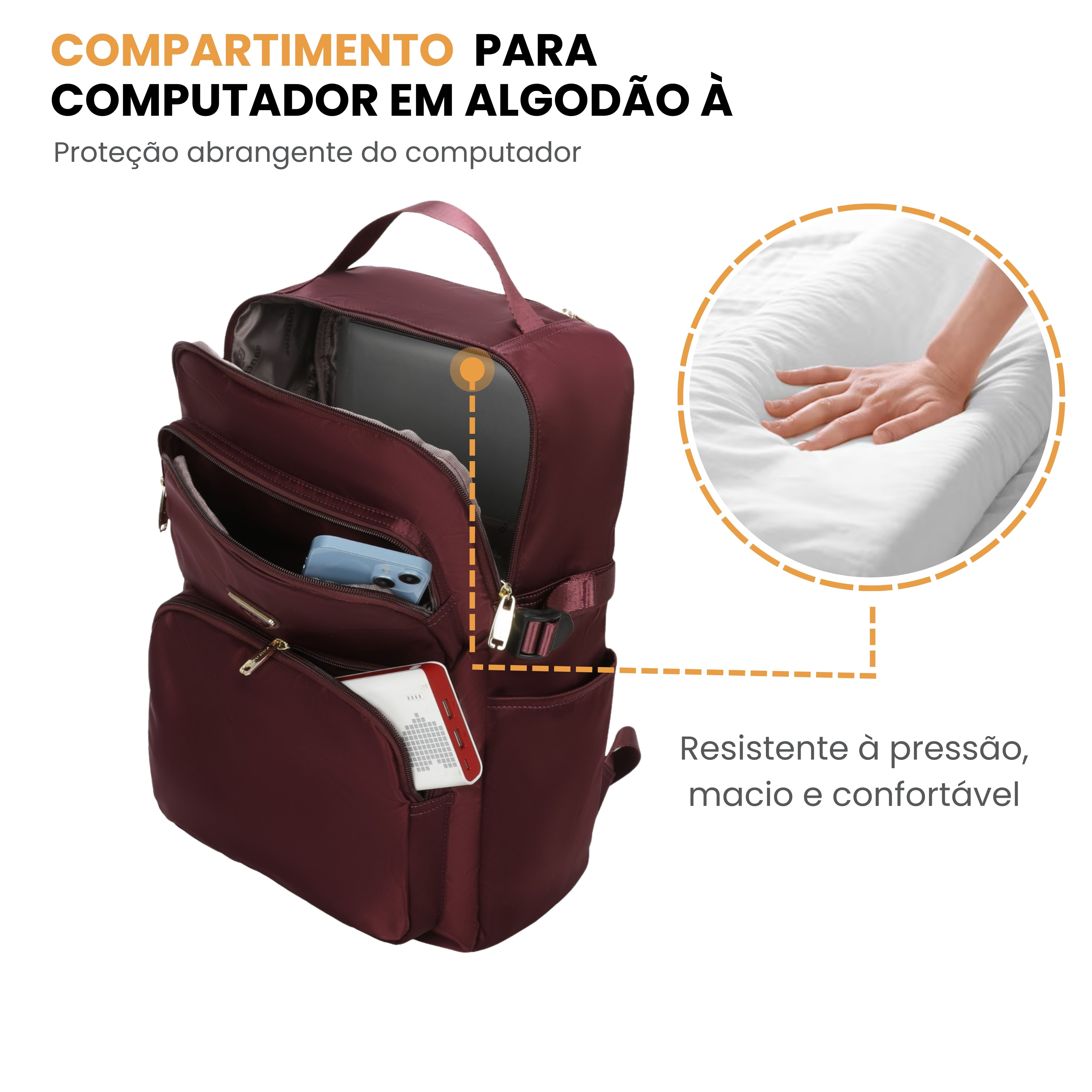 Hazel Santino Backpack Bag - SAB410U08 - Wine
