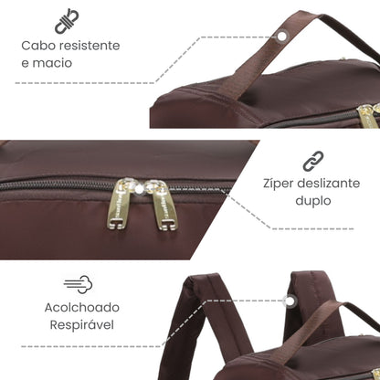 Hazel Santino Backpack Bag - SAB410U11 - Brown
