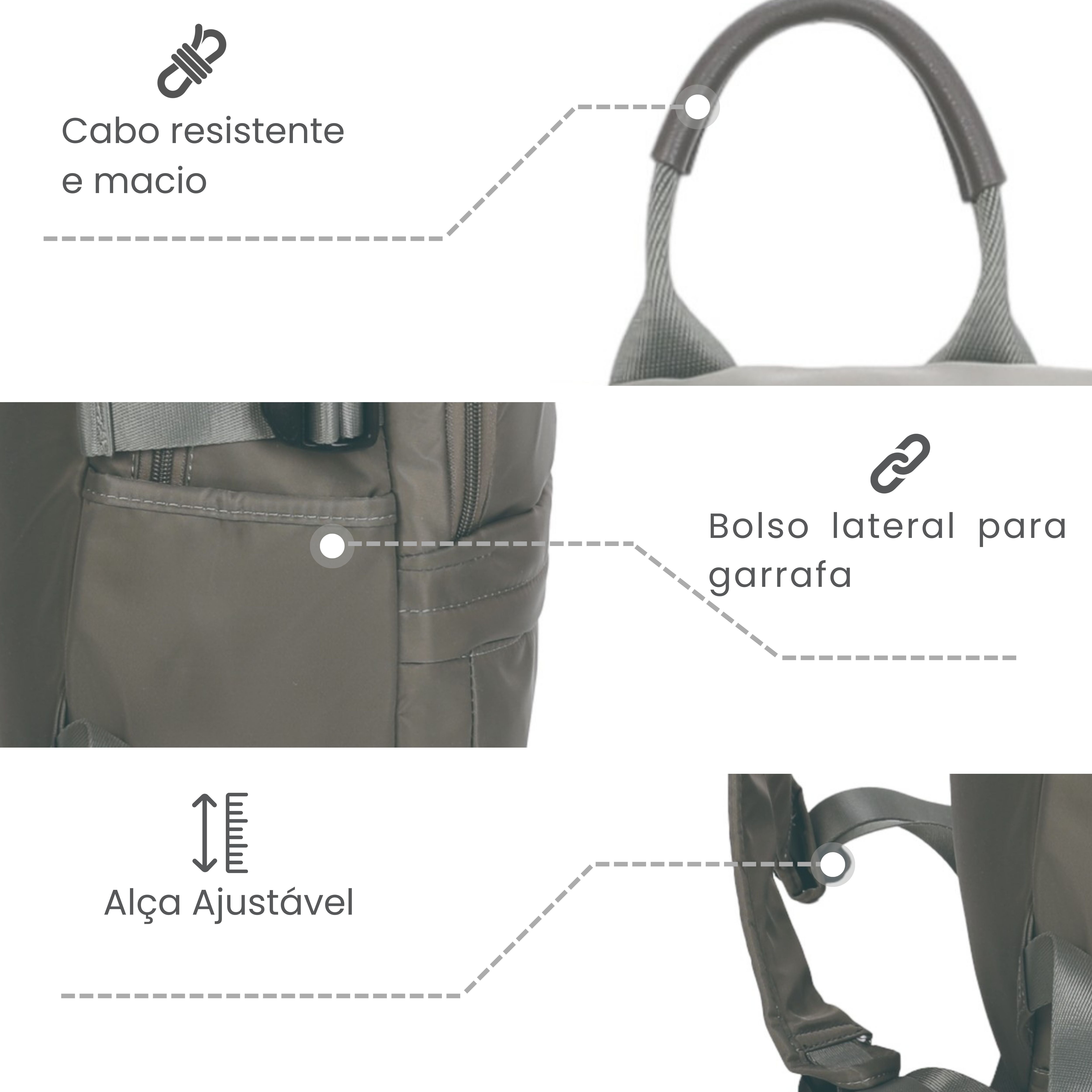 Santino Freesia Backpack Bag - SAB411U10 - Moss Green