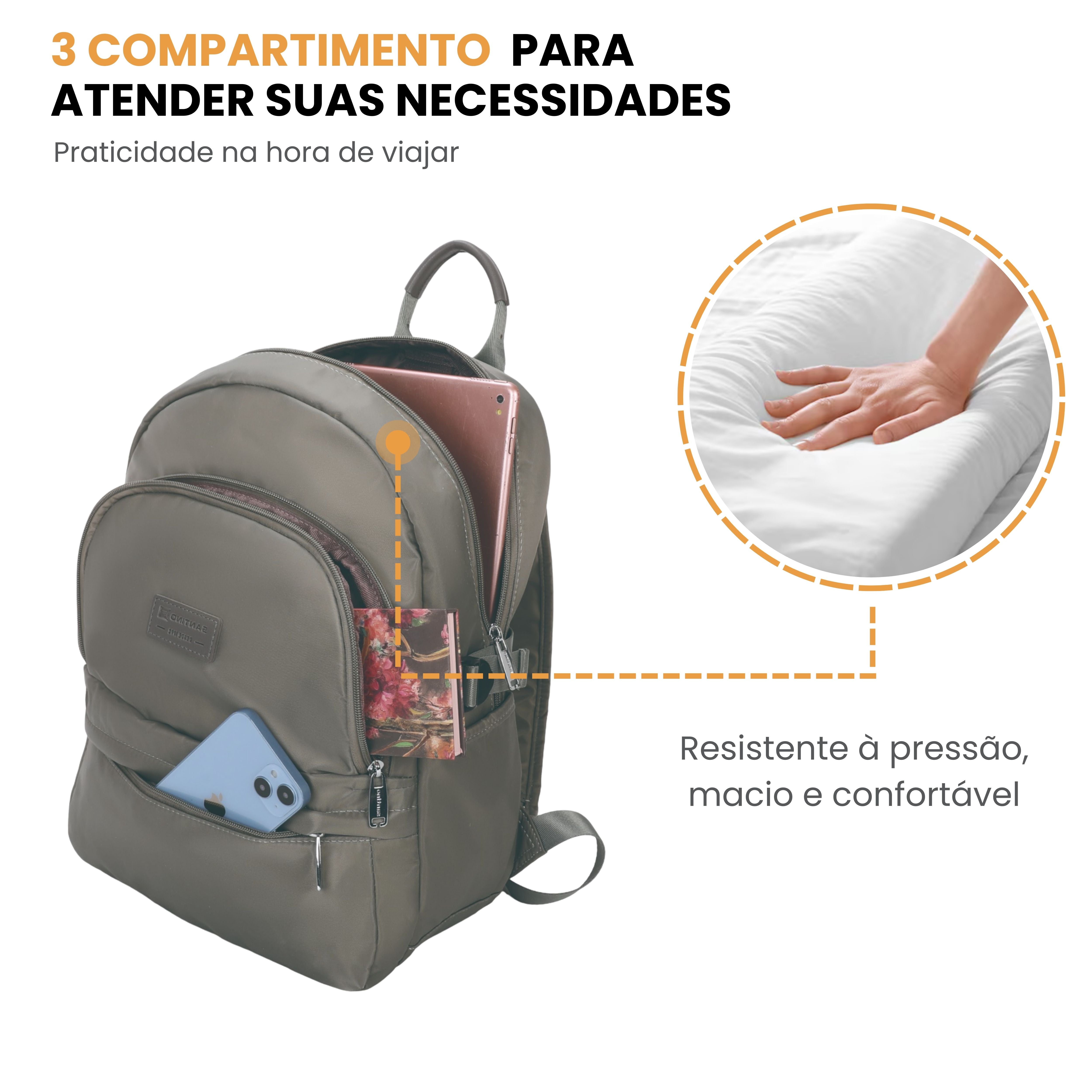 Santino Freesia Backpack Bag - SAB411U10 - Moss Green