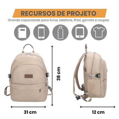 Santino Freesia Backpack Bag - SAB411U06 - Beige