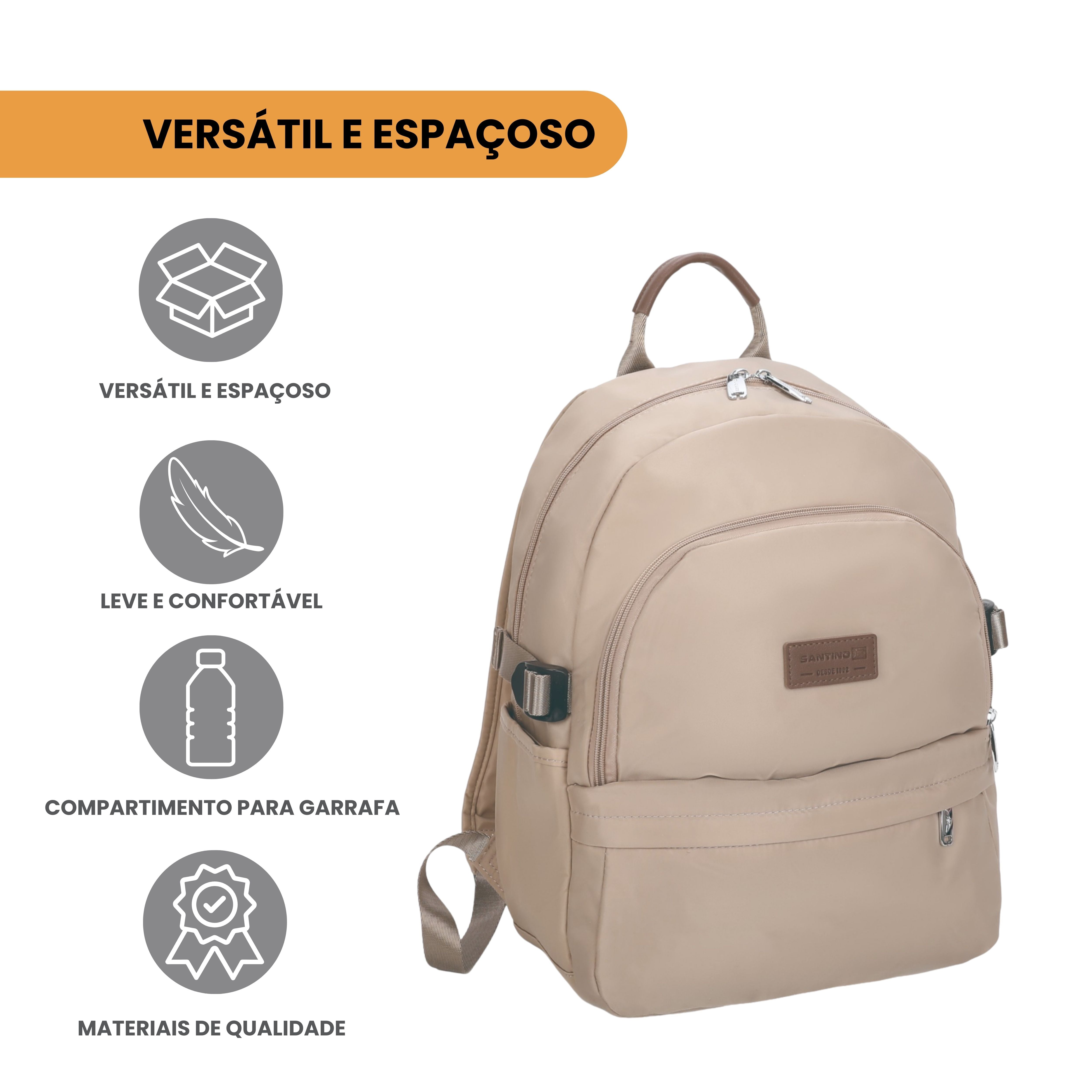 Santino Freesia Backpack Bag - SAB411U06 - Beige