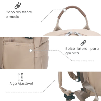 Santino Freesia Backpack Bag - SAB411U06 - Beige
