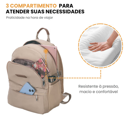 Santino Freesia Backpack Bag - SAB411U06 - Beige