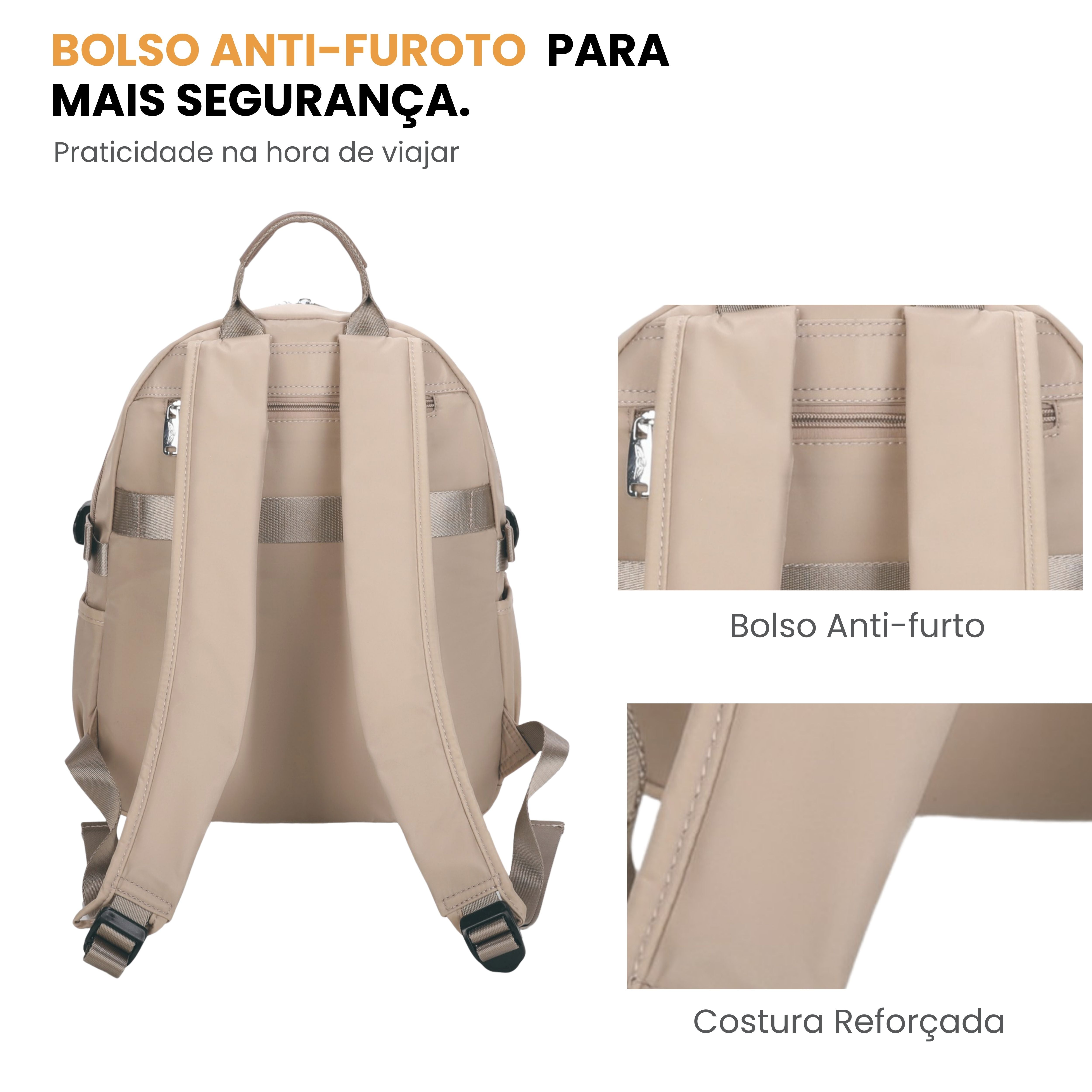 Santino Freesia Backpack Bag - SAB411U06 - Beige