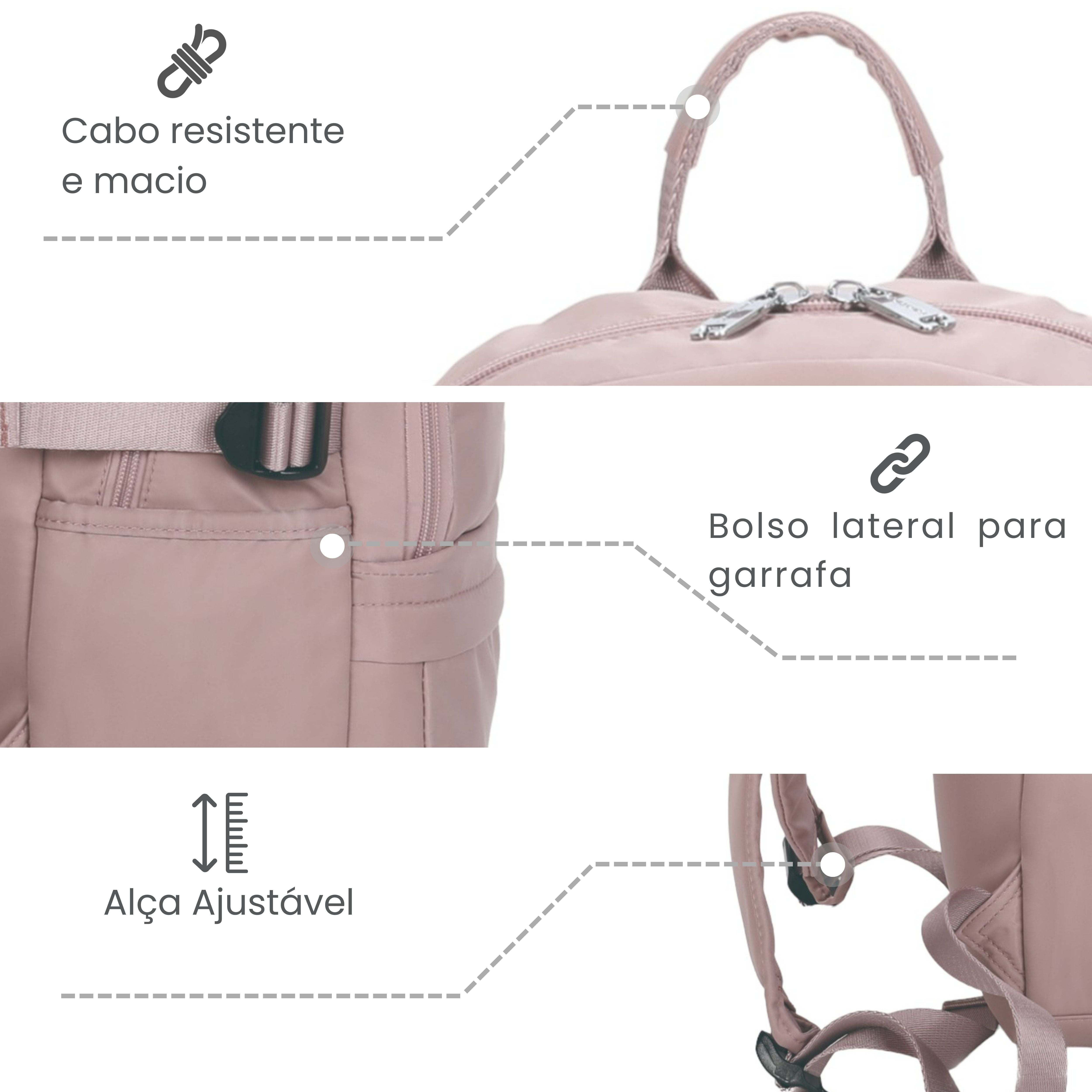 Santino Freesia Backpack Bag - SAB411U62 - Light Pink