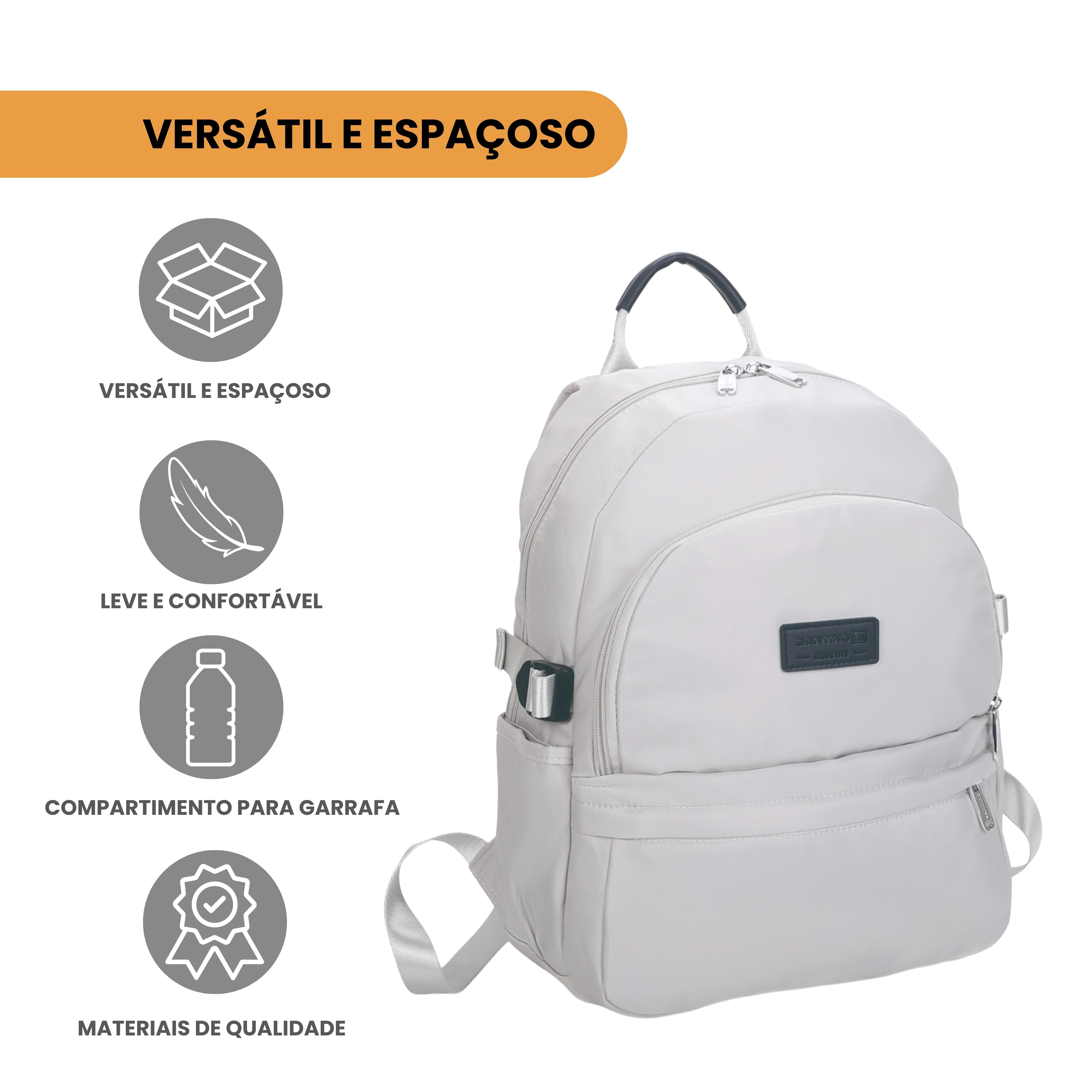 Santino Freesia Backpack Bag - SAB411U68 - Off White
