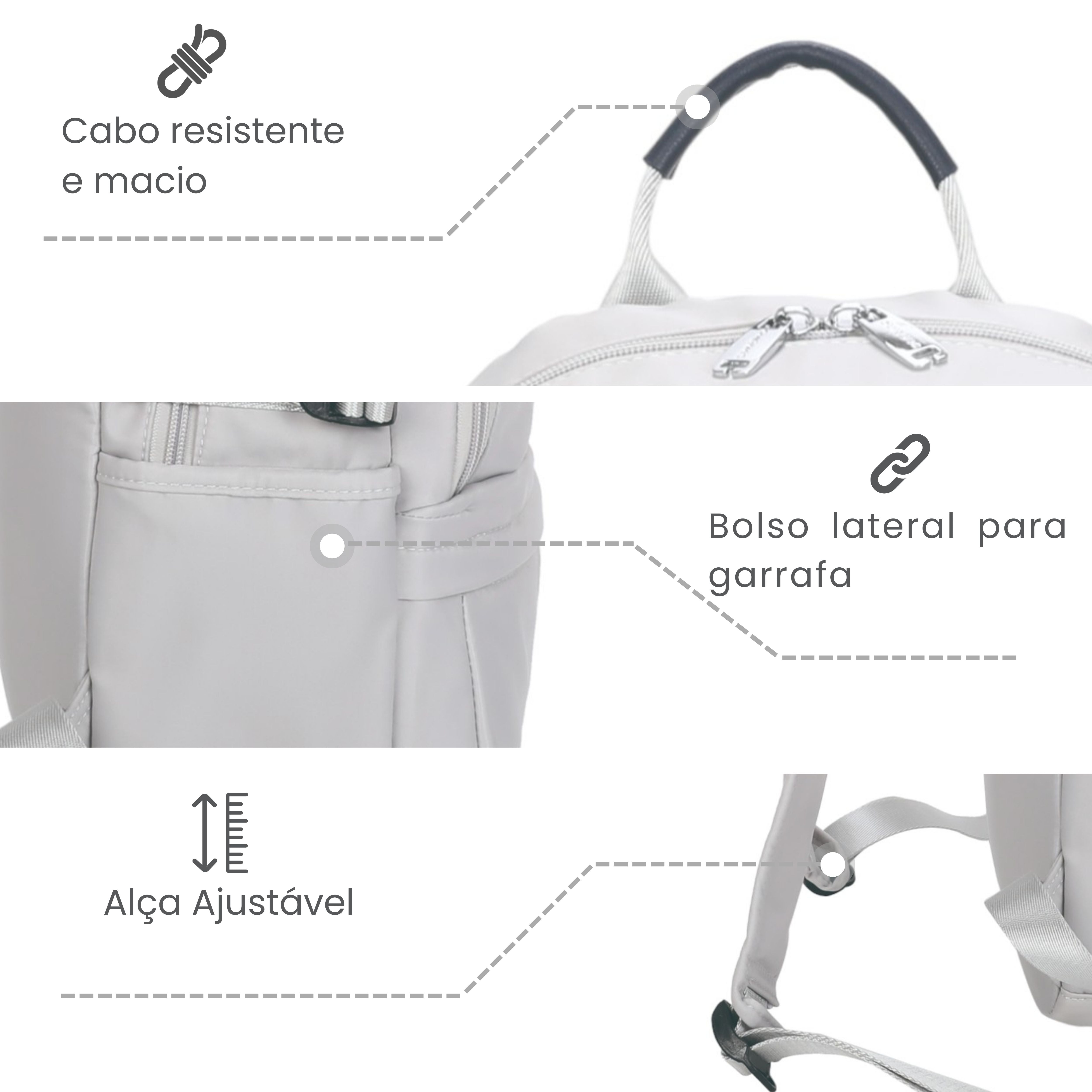Santino Freesia Backpack Bag - SAB411U68 - Off White
