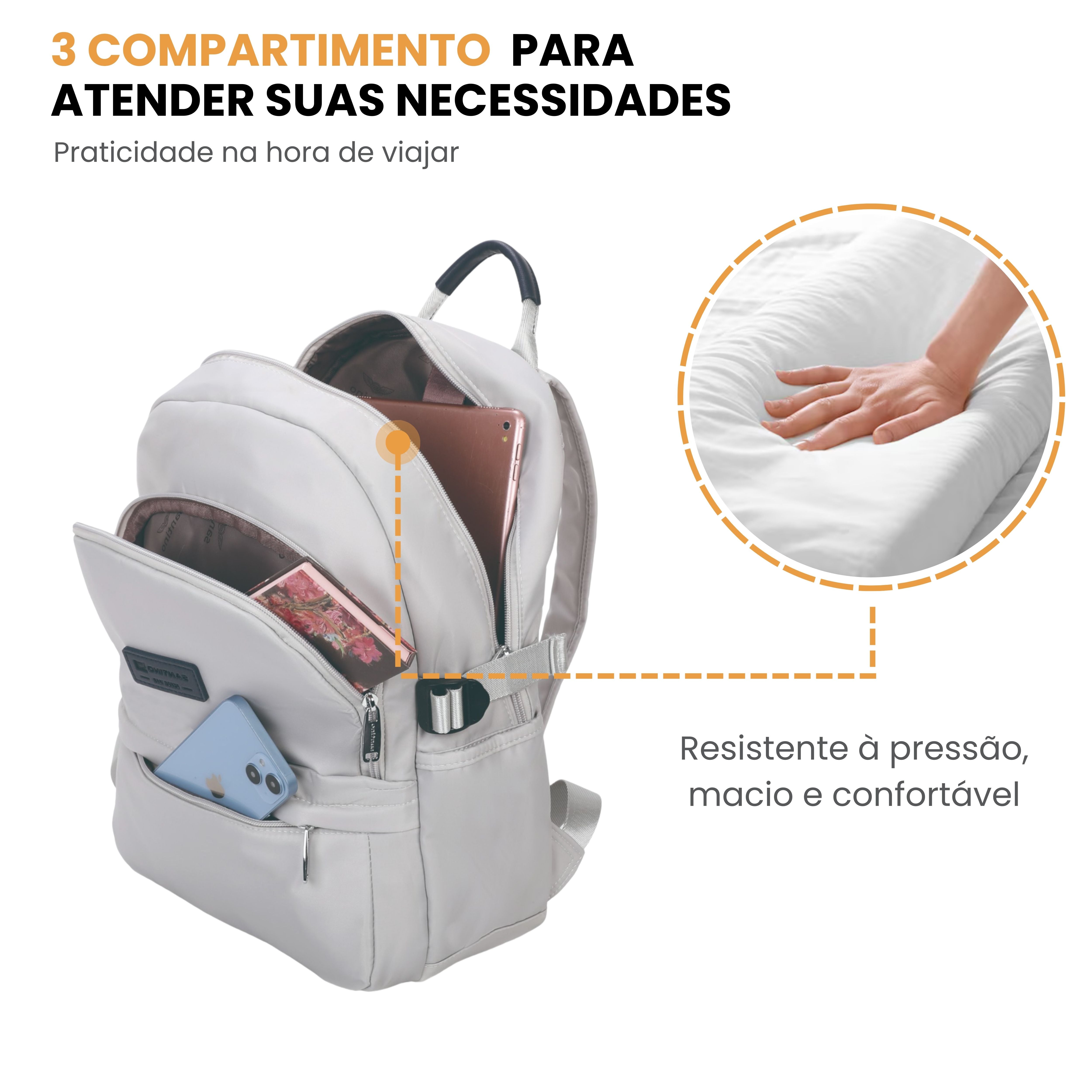 Santino Freesia Backpack Bag - SAB411U68 - Off White