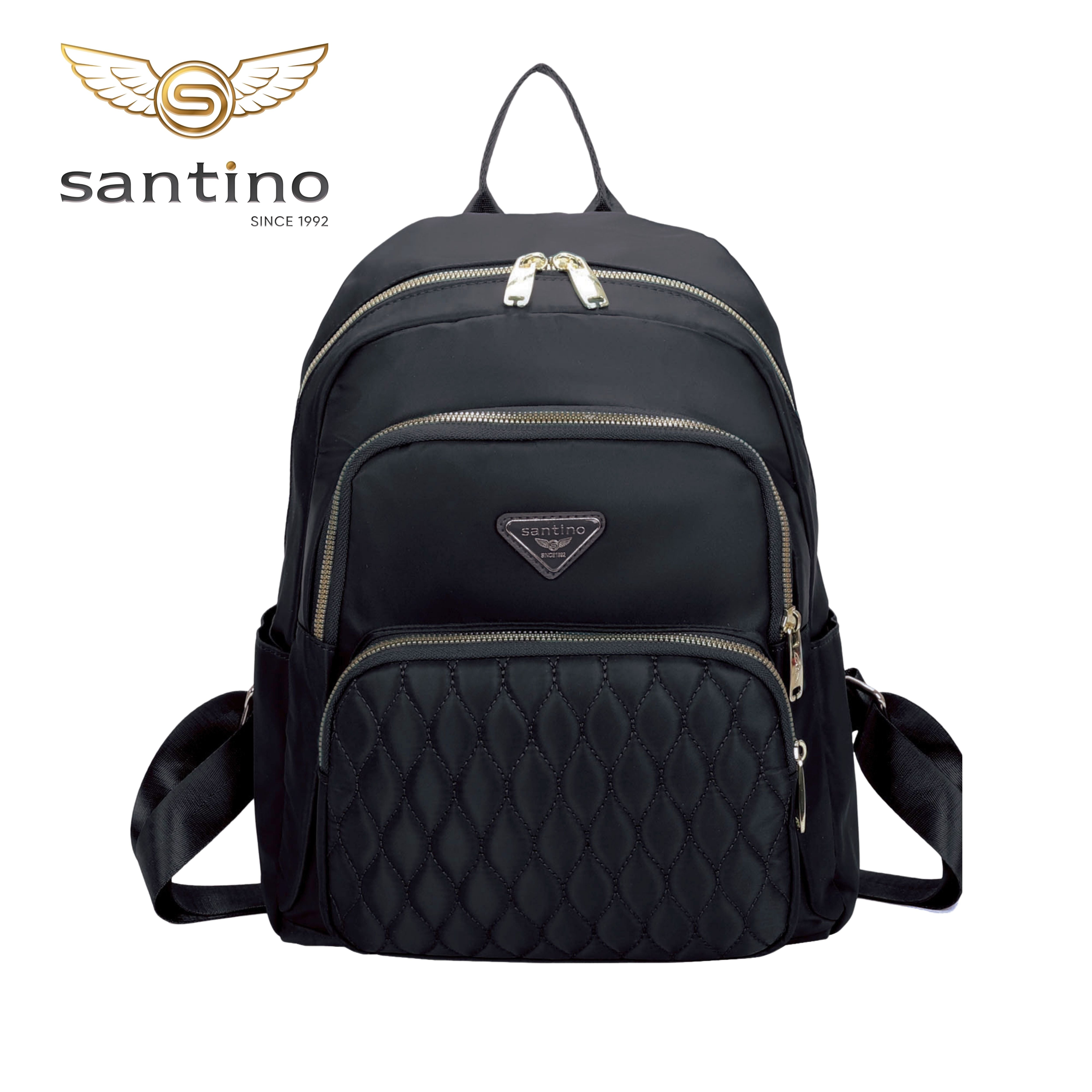 Amarílis Nylon Santino Backpack Bag Black SAB412U01