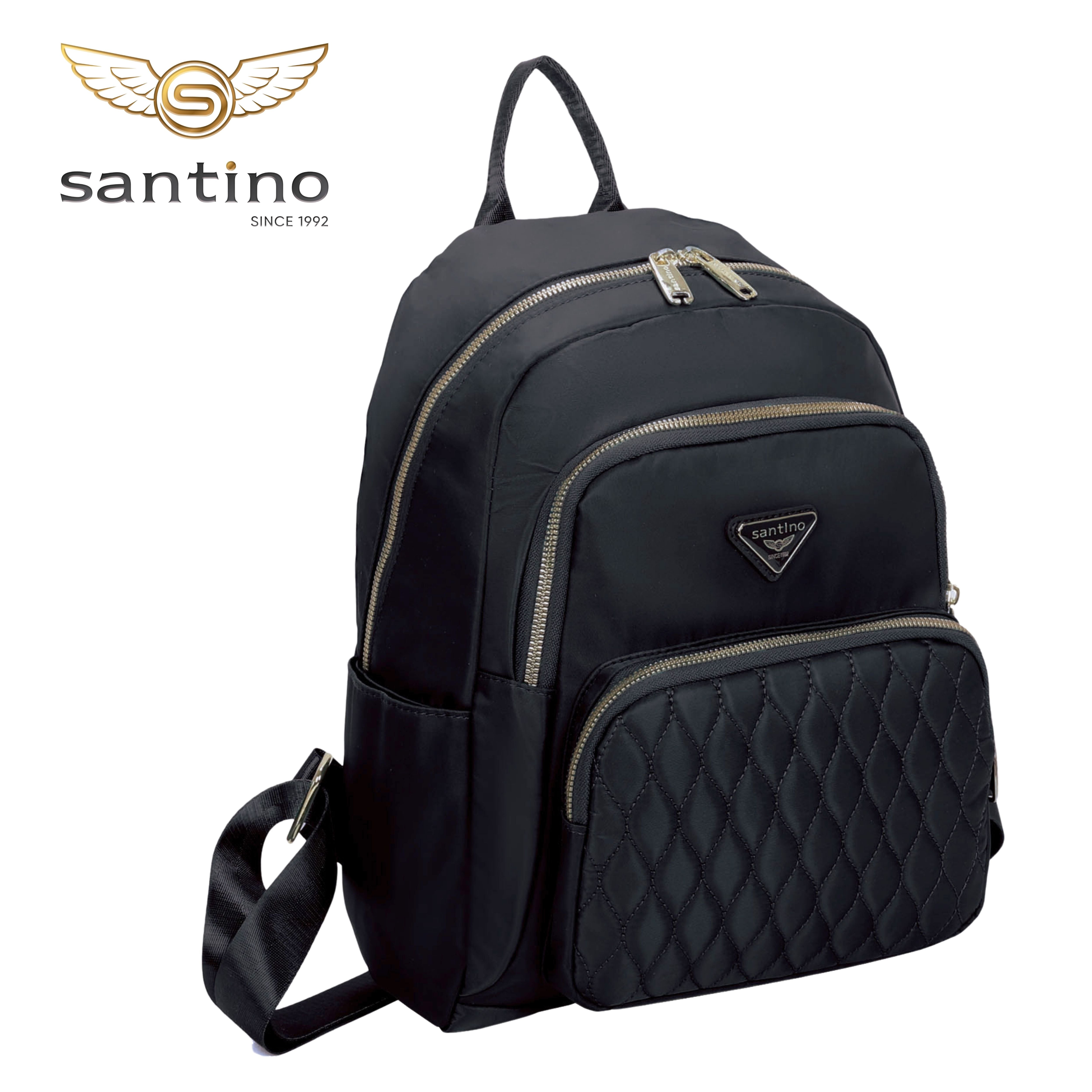 Amarílis Nylon Santino Backpack Bag Black SAB412U01