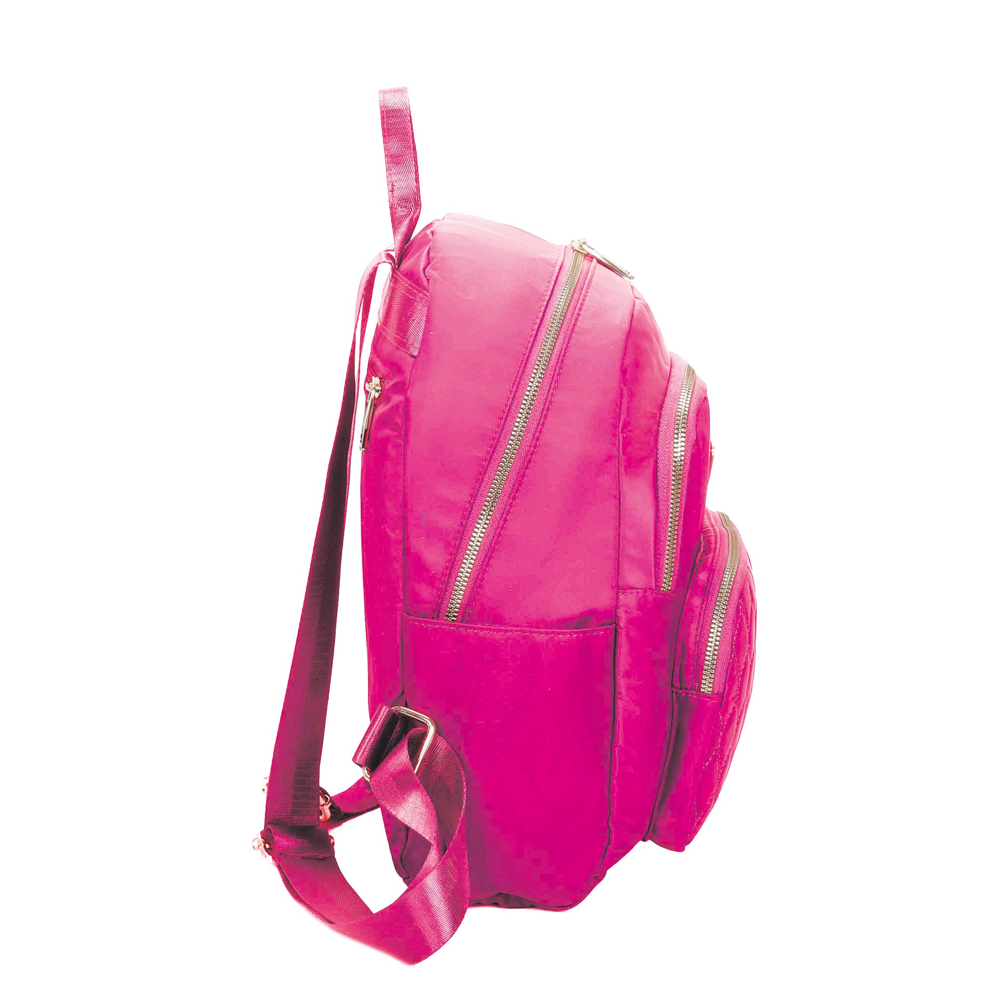 Amarílis Nylon Santino Pink Backpack Bag SAB412U47