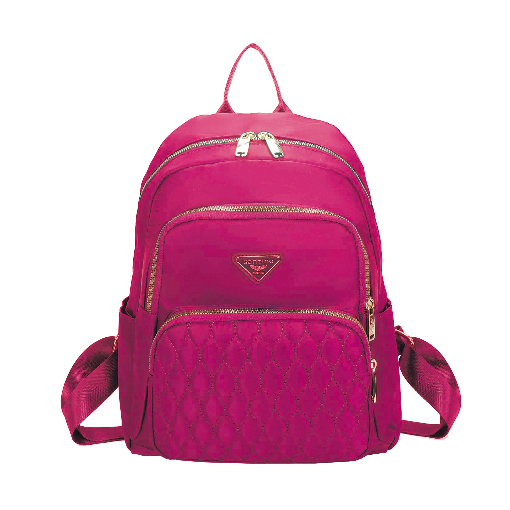 Amarílis Nylon Santino Pink Backpack Bag SAB412U47