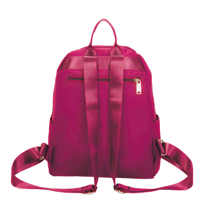 Amarílis Nylon Santino Pink Backpack Bag SAB412U47