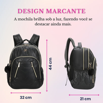 Meghan Santino Backpack Bag - SAB413U01 - Black