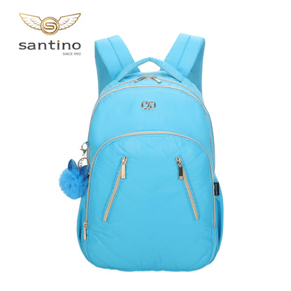 Meghan Santino Backpack Bag - SAB413U12 - Light Blue