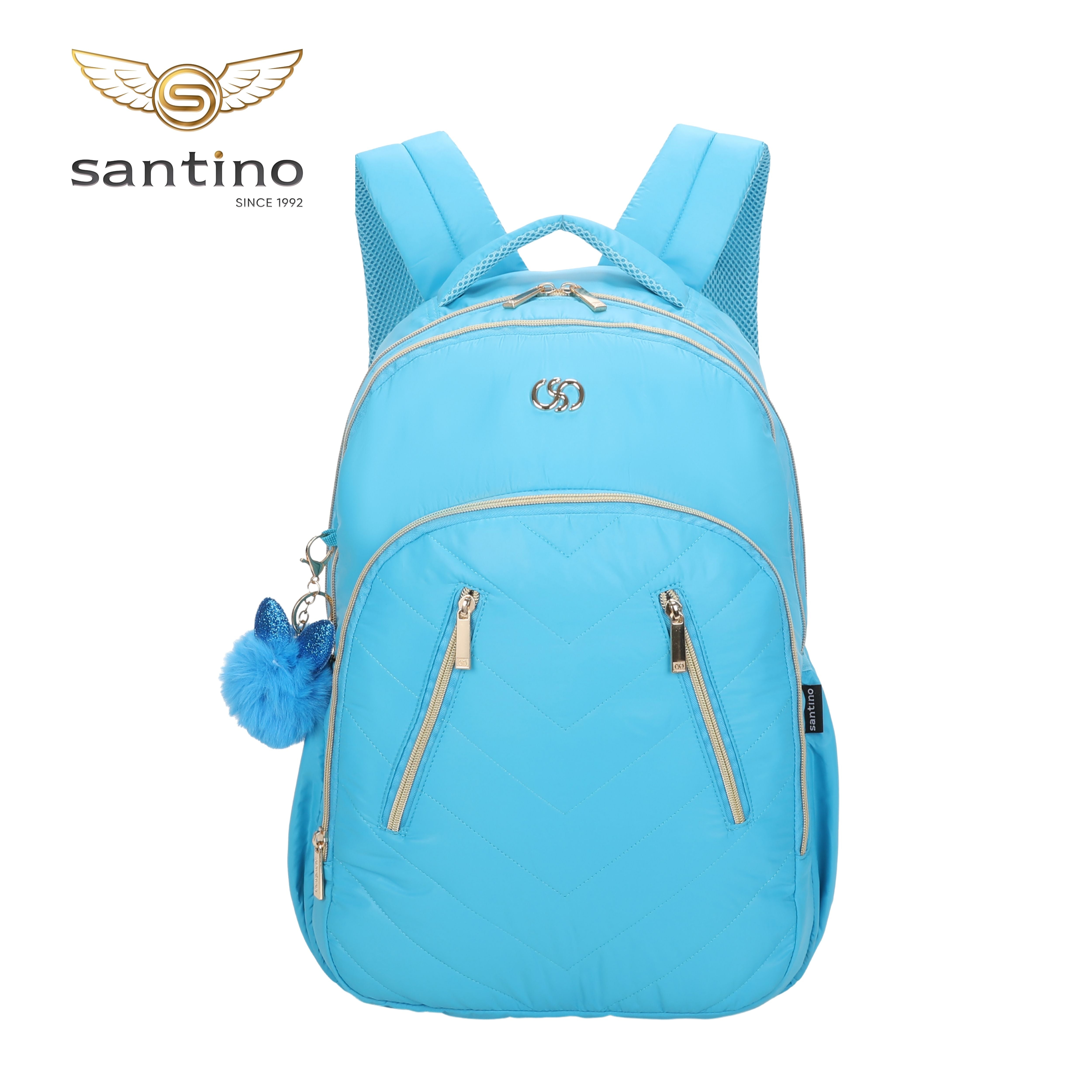 Meghan Santino Backpack Bag - SAB413U12 - Light Blue