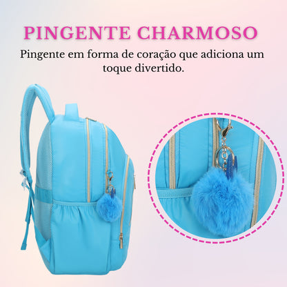 Meghan Santino Backpack Bag - SAB413U12 - Light Blue
