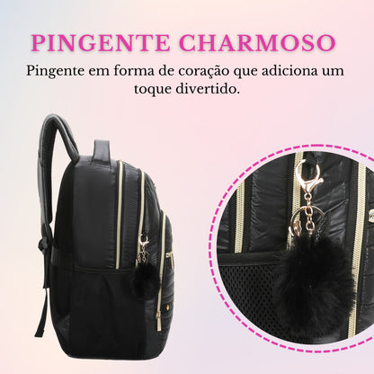 Rania Santino Backpack Bag - SAB415U01 - Black