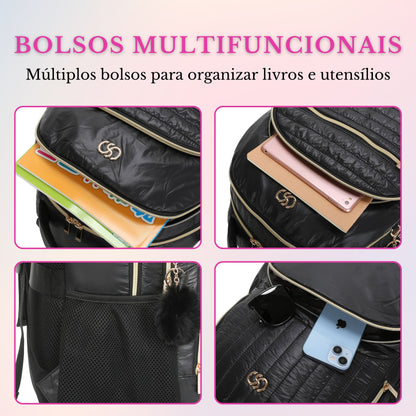 Rania Santino Backpack Bag - SAB415U01 - Black