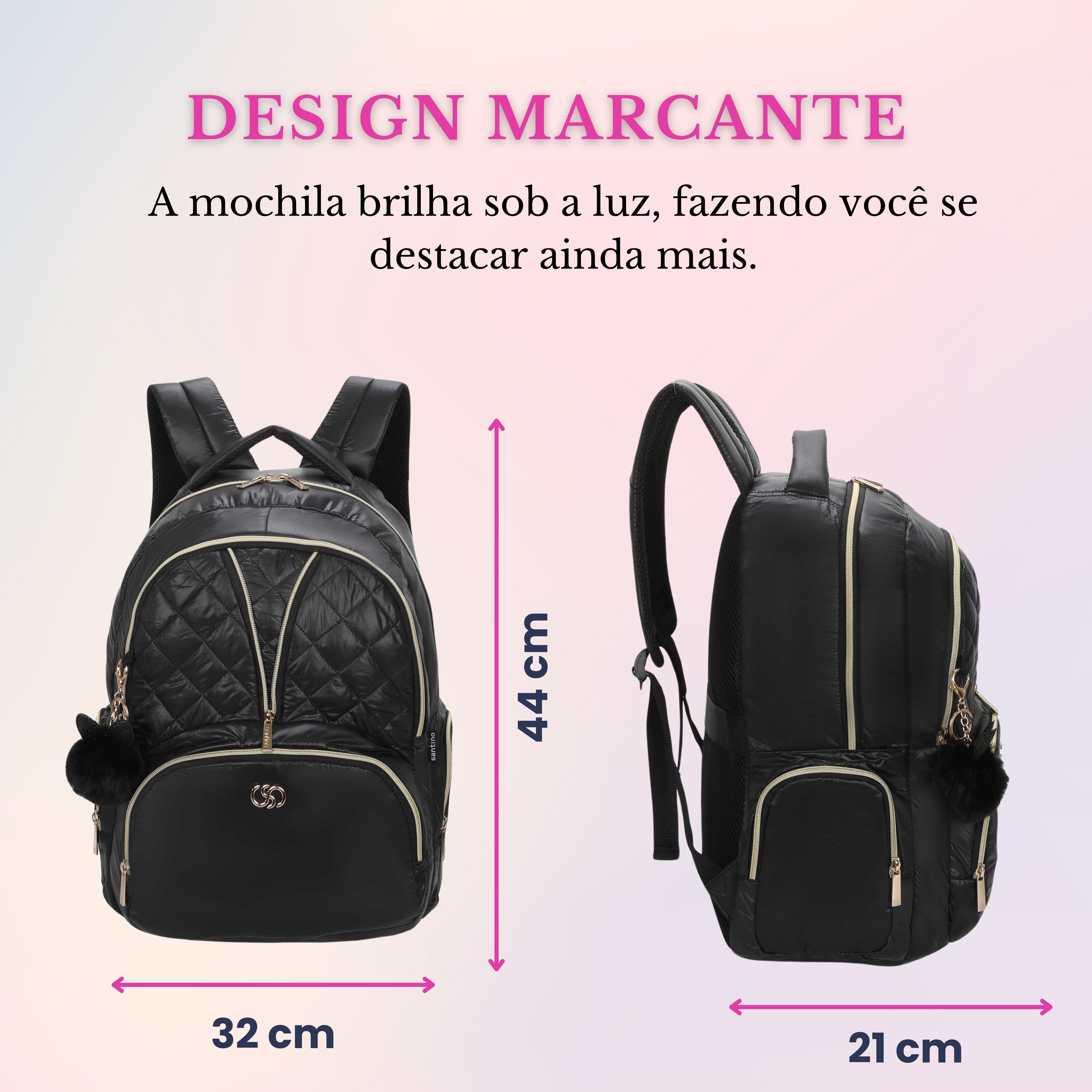Mako Santino Backpack Bag - SAB416U01 - Black