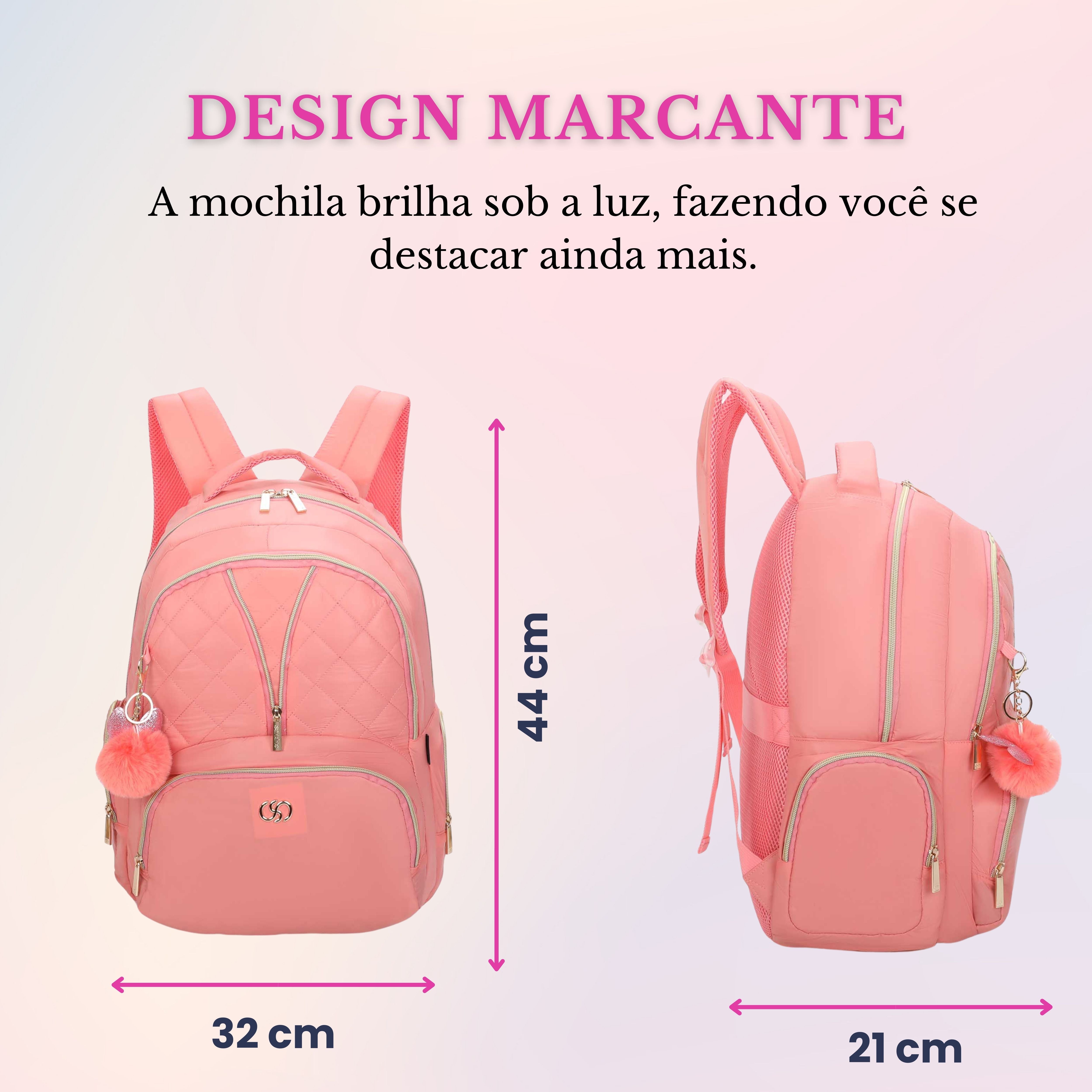 Mako Santino Backpack Bag - SAB416U62 - Light Pink