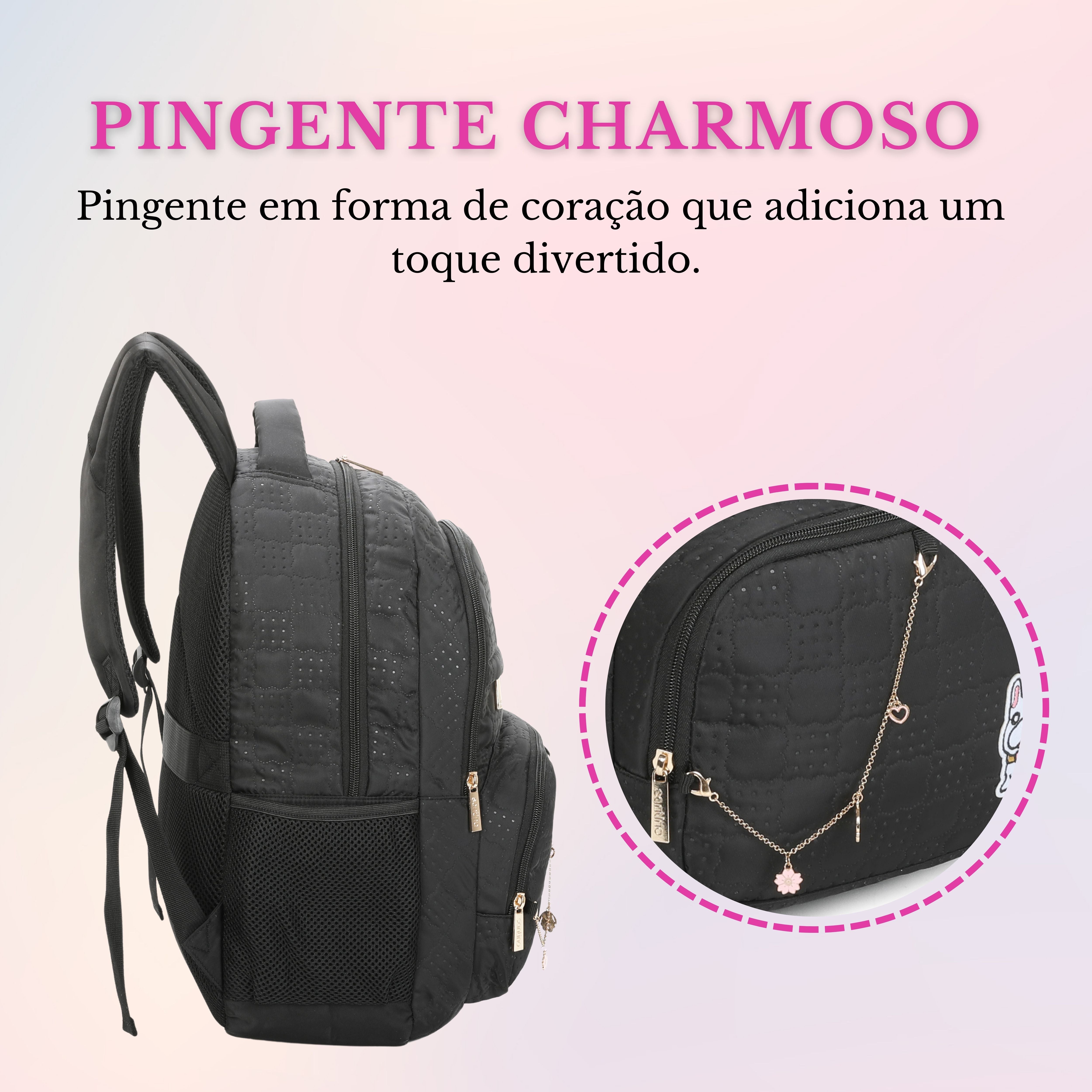 Tiana Santino Backpack Bag - SAB417U01 - Black