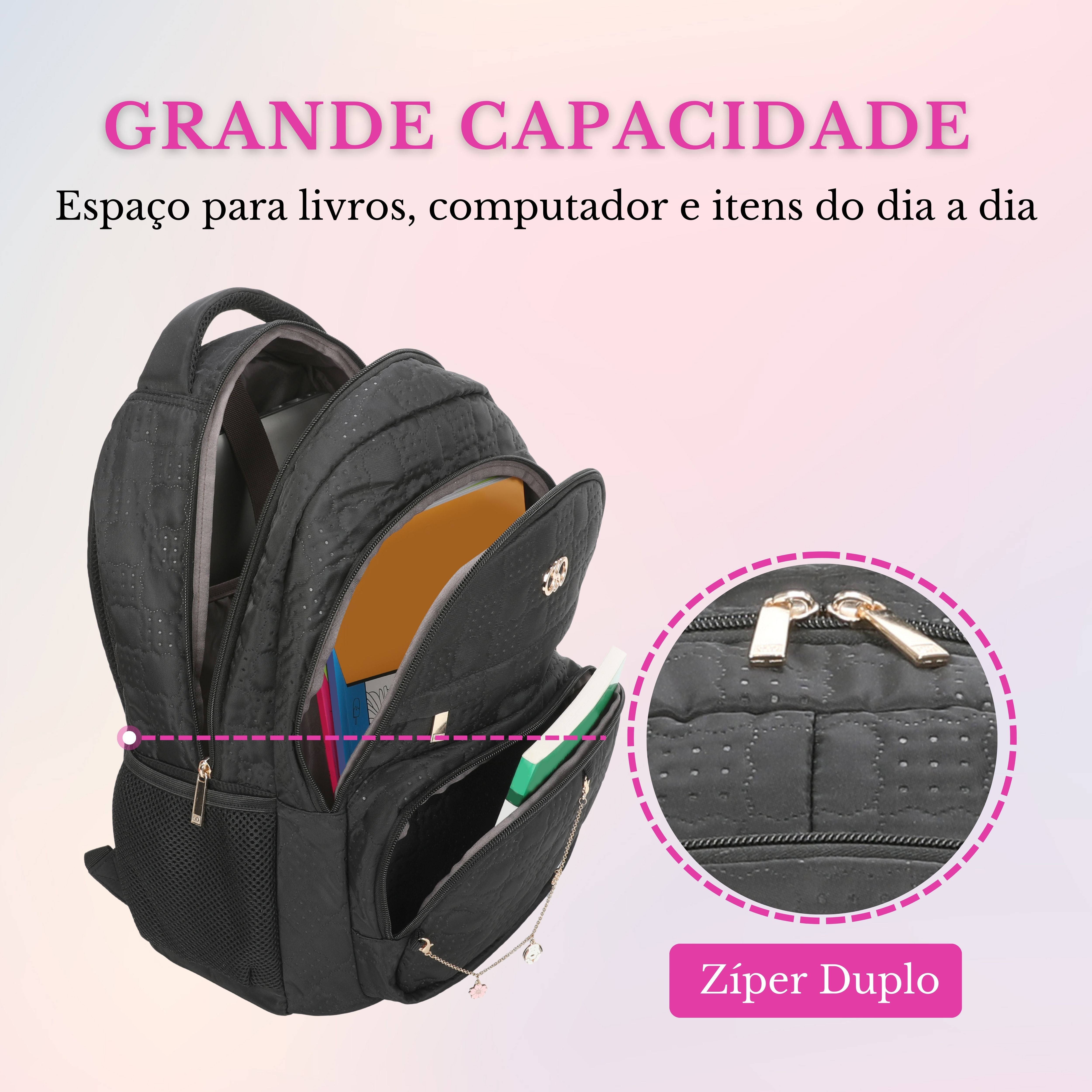 Tiana Santino Backpack Bag - SAB417U01 - Black