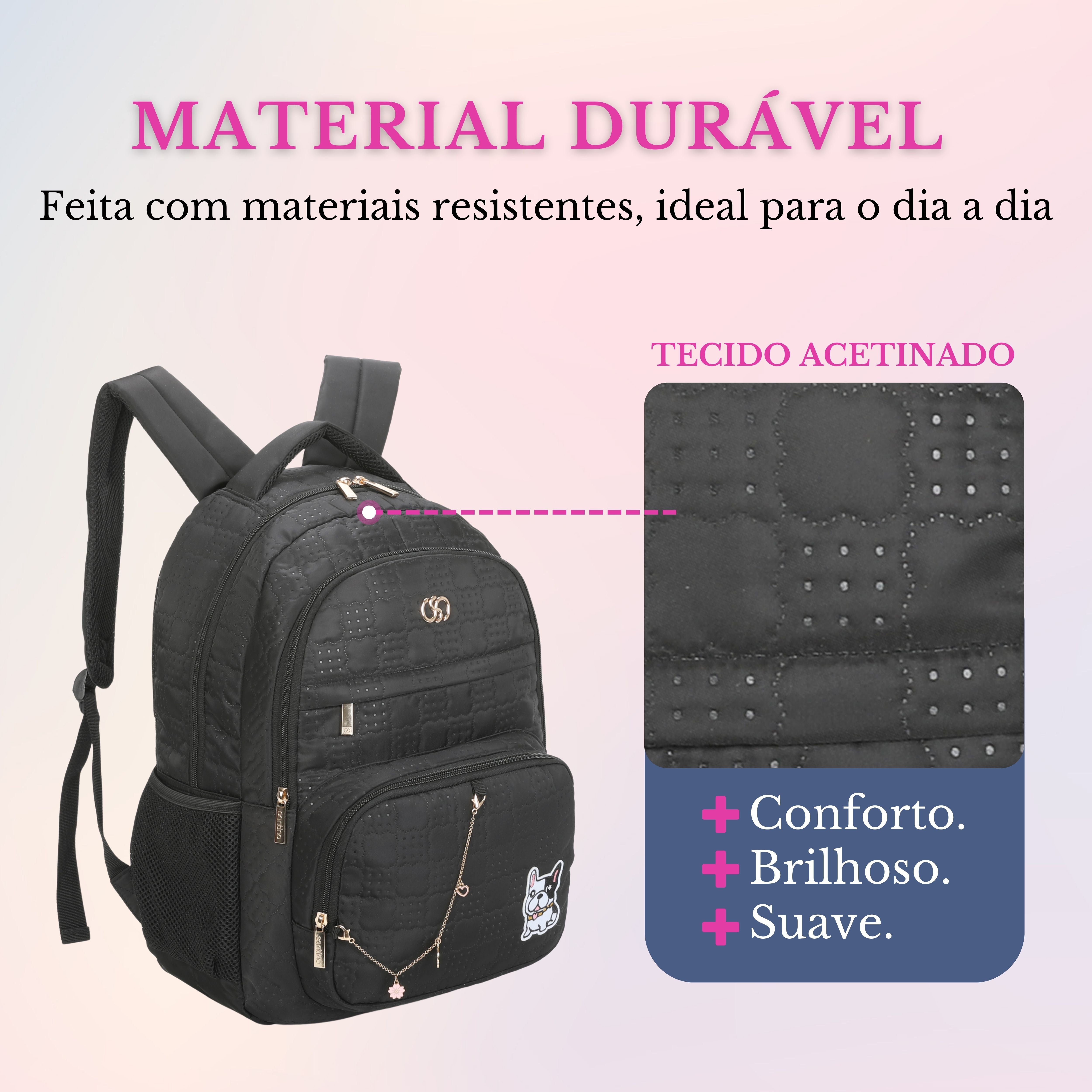 Tiana Santino Backpack Bag - SAB417U01 - Black