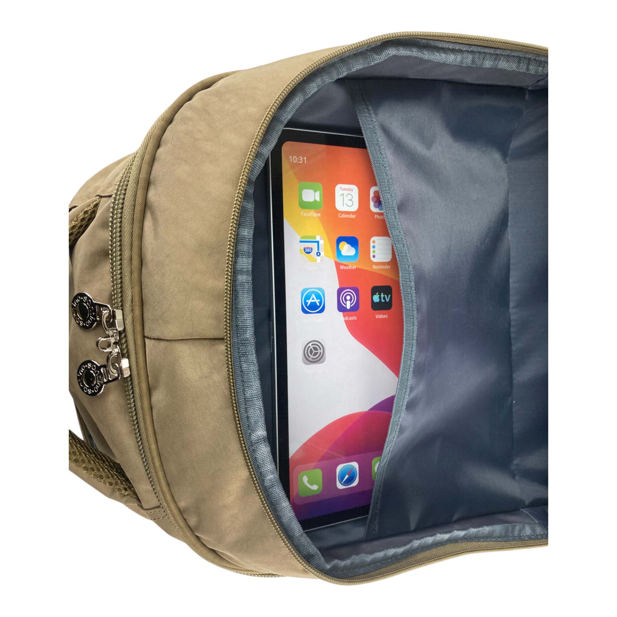 Golden Gate Santino Laptop Backpack - SAC194U - Beige