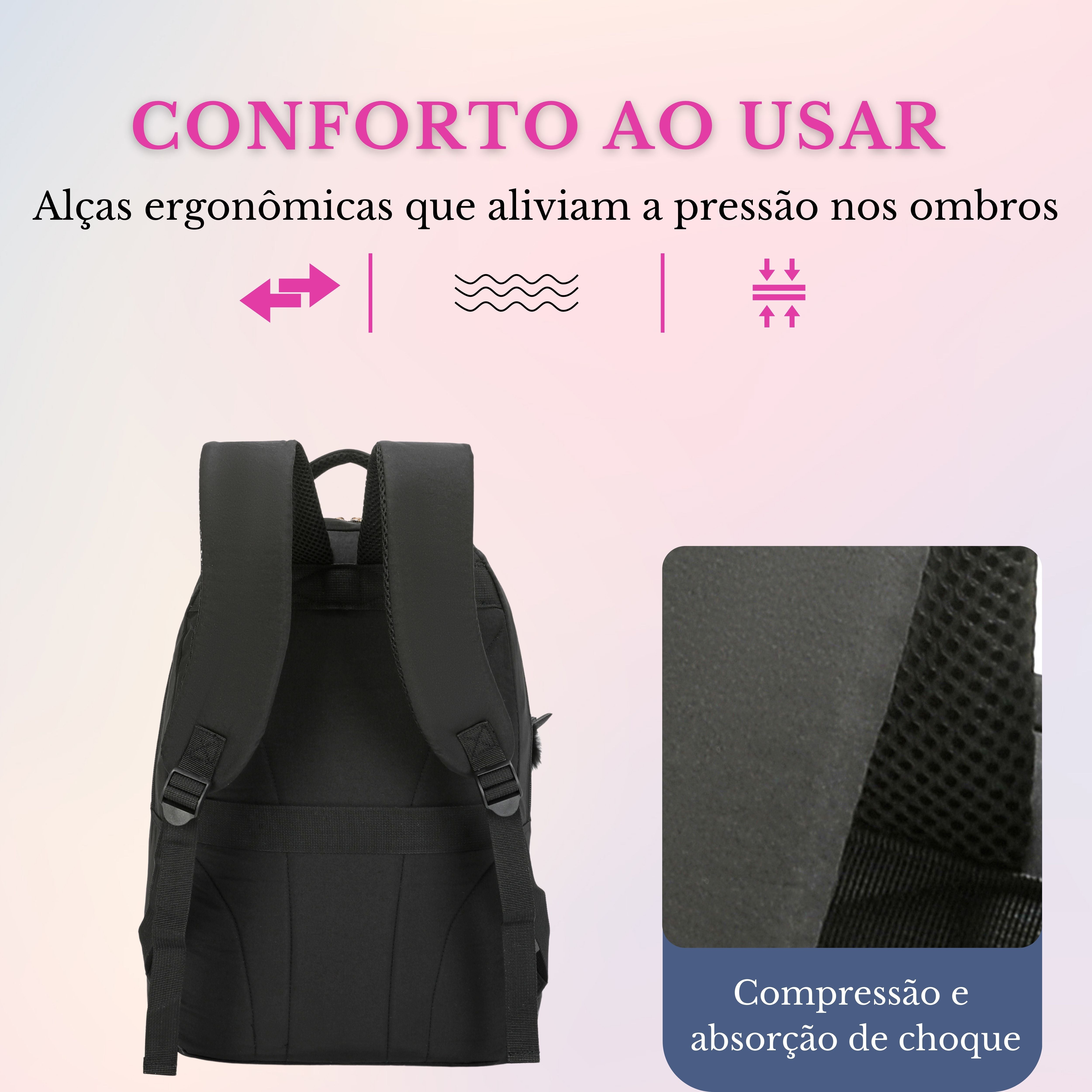 Cairo Santino Youth Backpack - SAM200U - Black