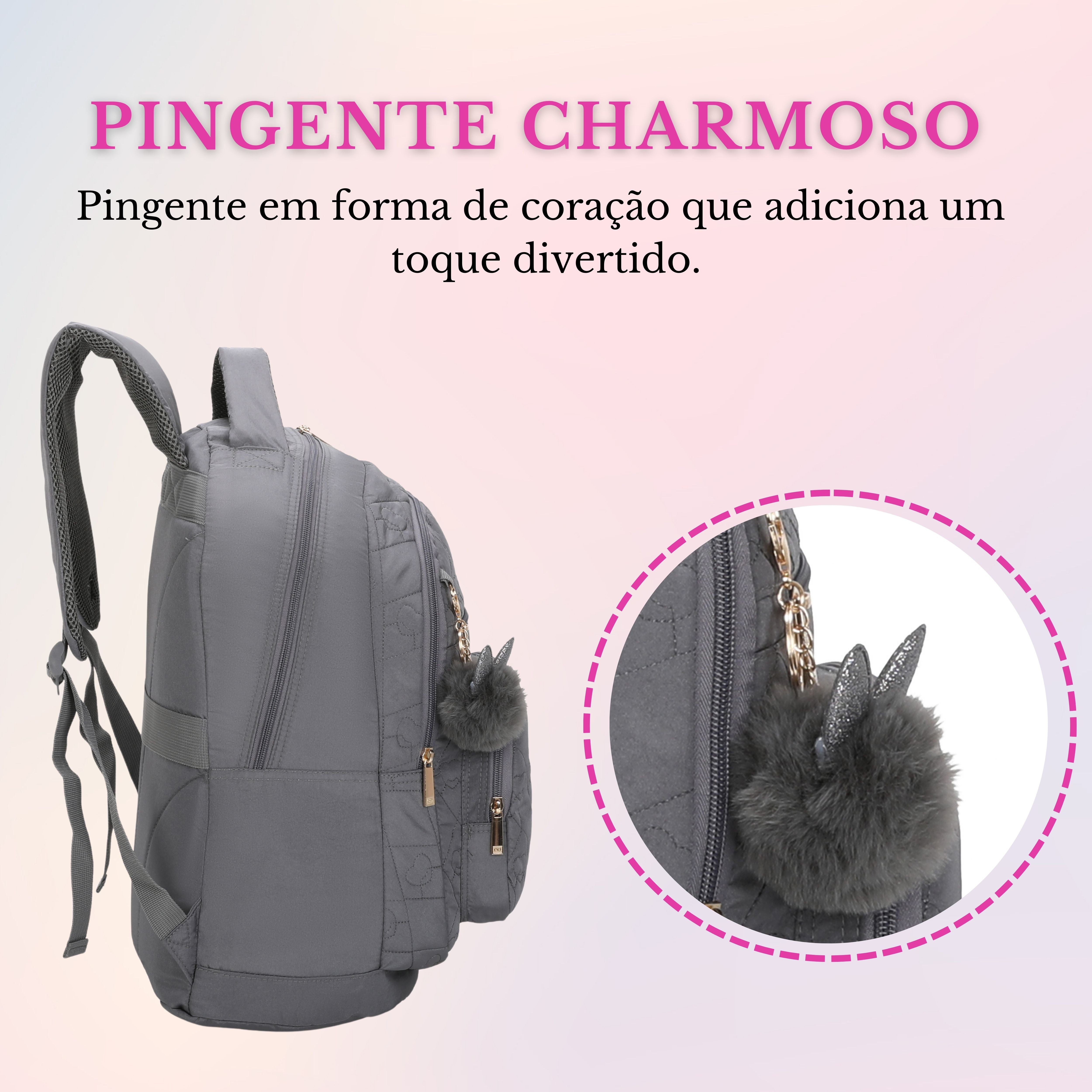 Cairo Santino Youth Backpack - SAM200U - Grey
