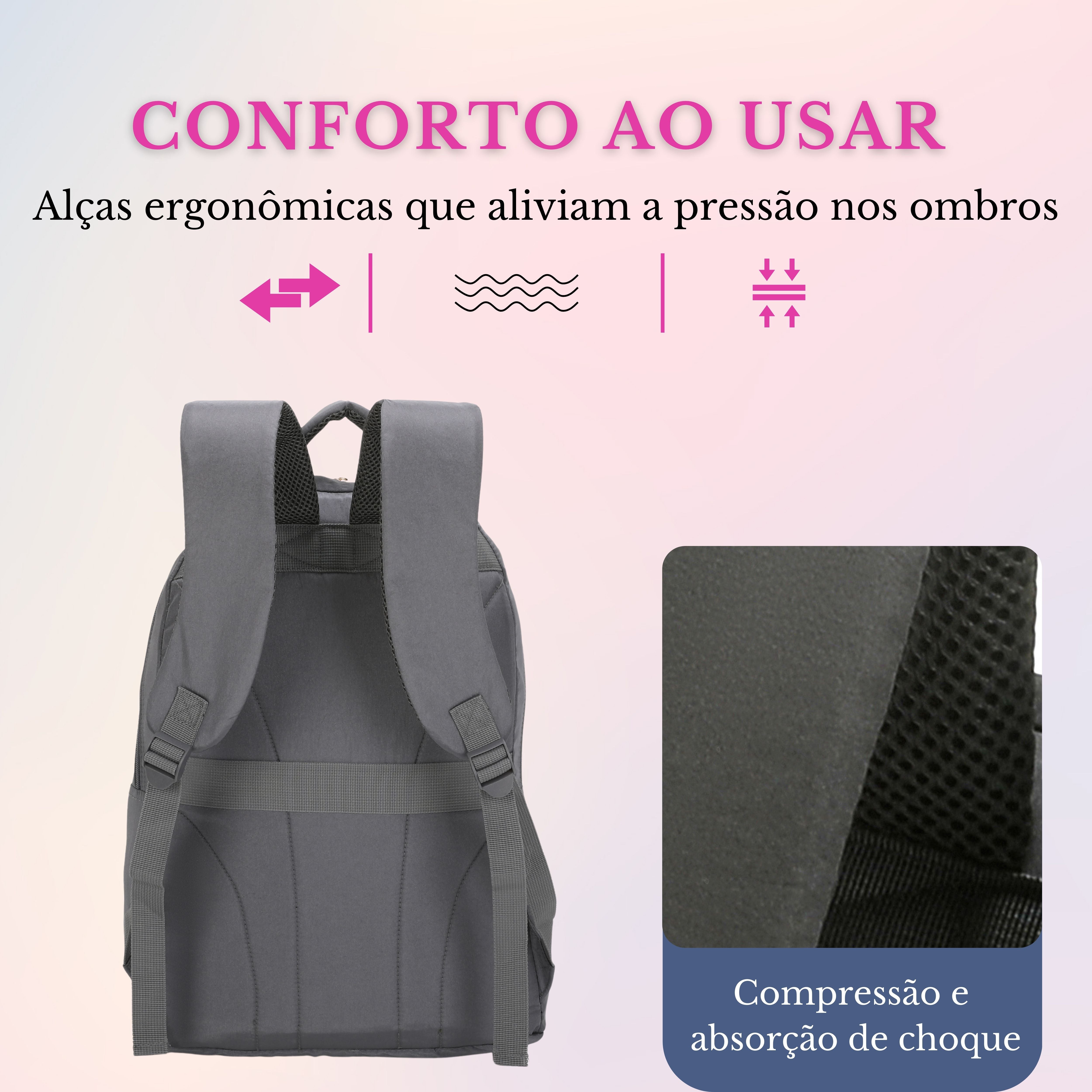 Cairo Santino Youth Backpack - SAM200U - Grey