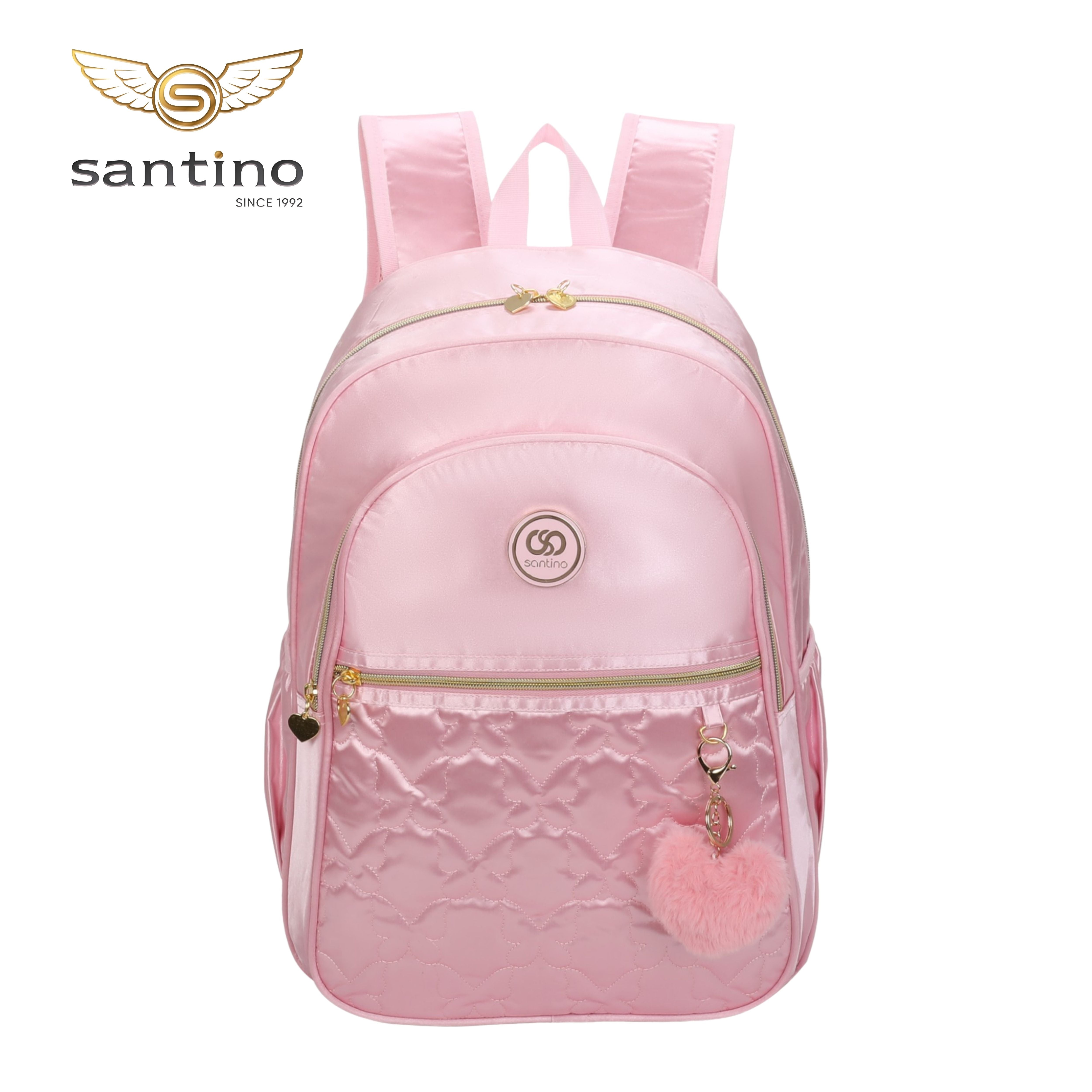 Sweet Girl Butterfly Backpack by Santino Polyester SAM230U Pink