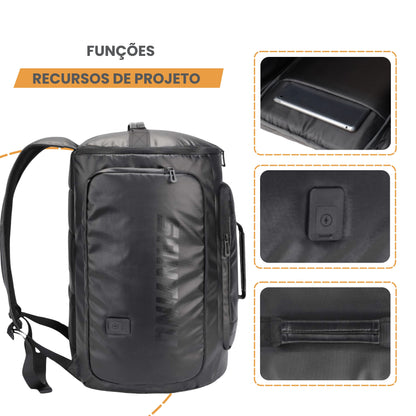 Urban Strong Santino Camping Notebook Backpack Black SAN270u