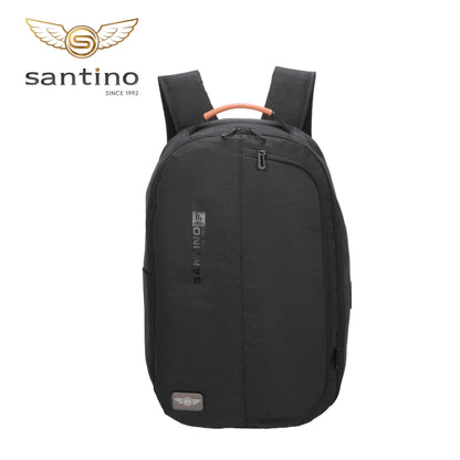 Trend by Santino Black Polyester Notebook Backpack