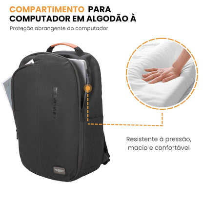 Trend by Santino Polyester Graphite Notebook Backpack SAN272U
