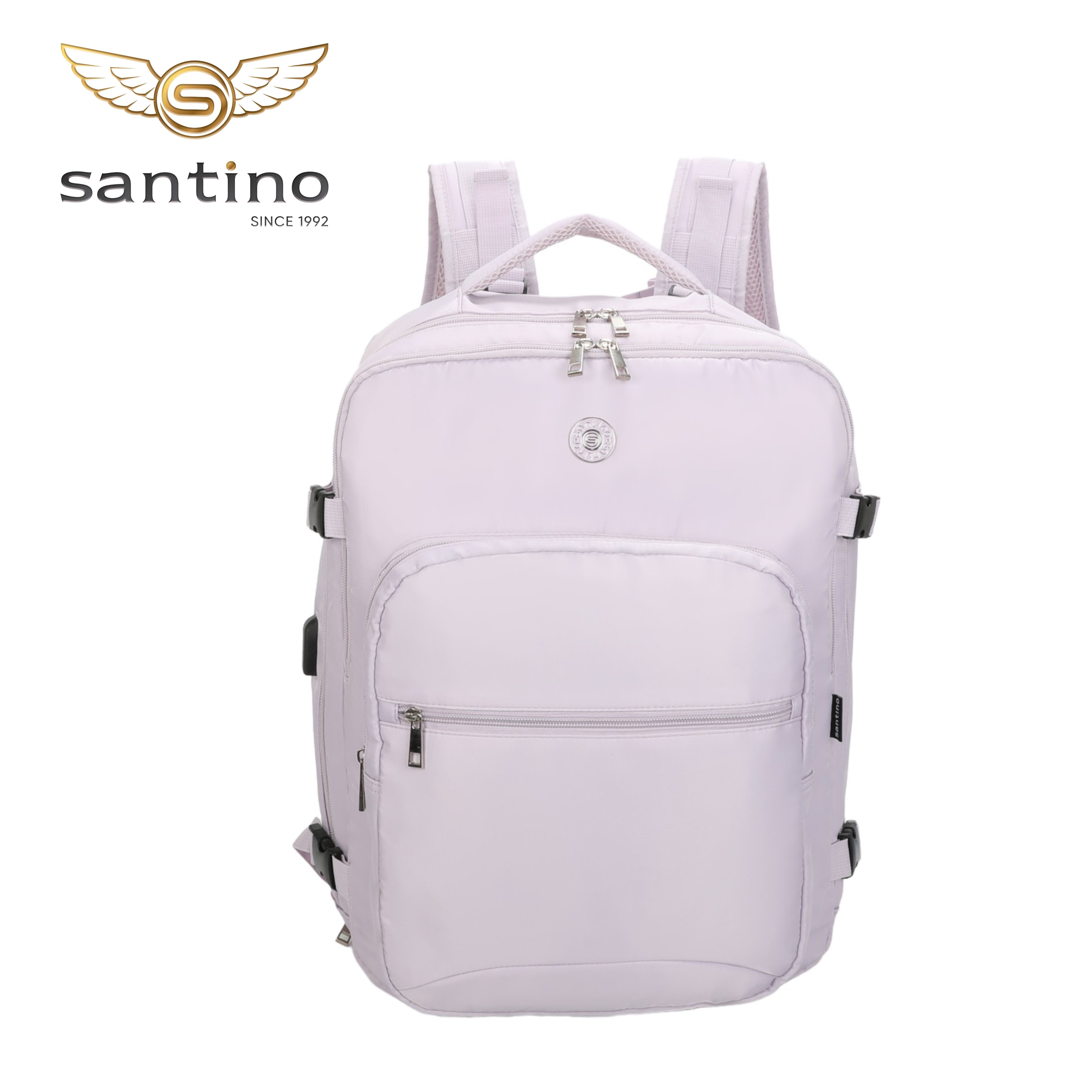 Oslo Pol Santino Notebook Backpack - SAN405U Lilac
